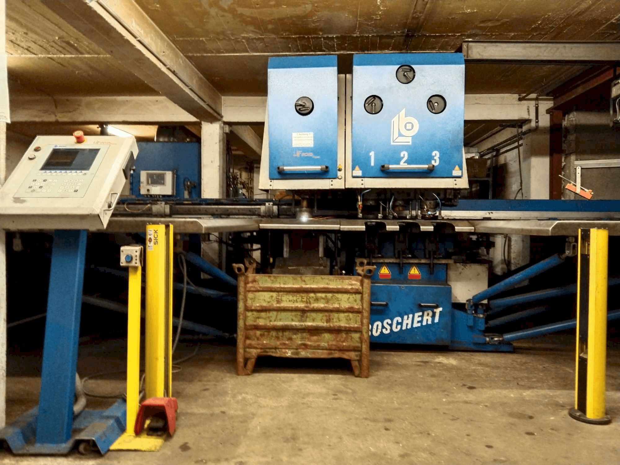 Вид станка Boschert Tri Combicut plasma спереди