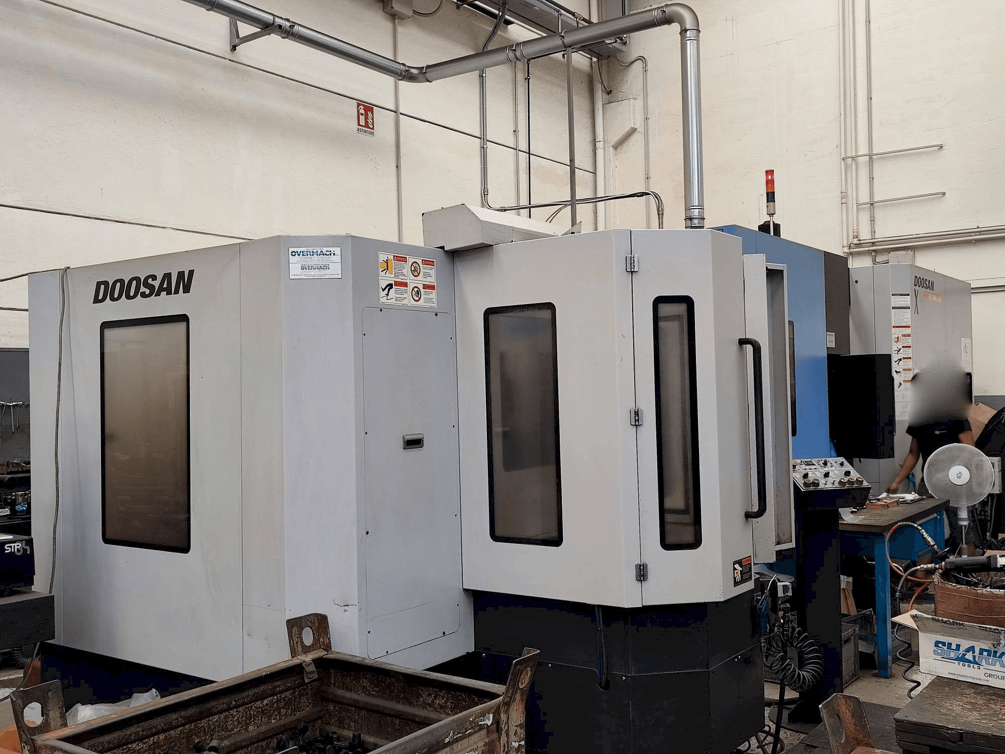 Вид станка DOOSAN HP 5100 спереди