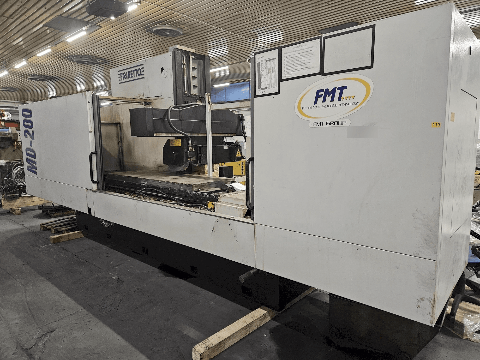 Вид станка FAVRETTO MD 200 спереди