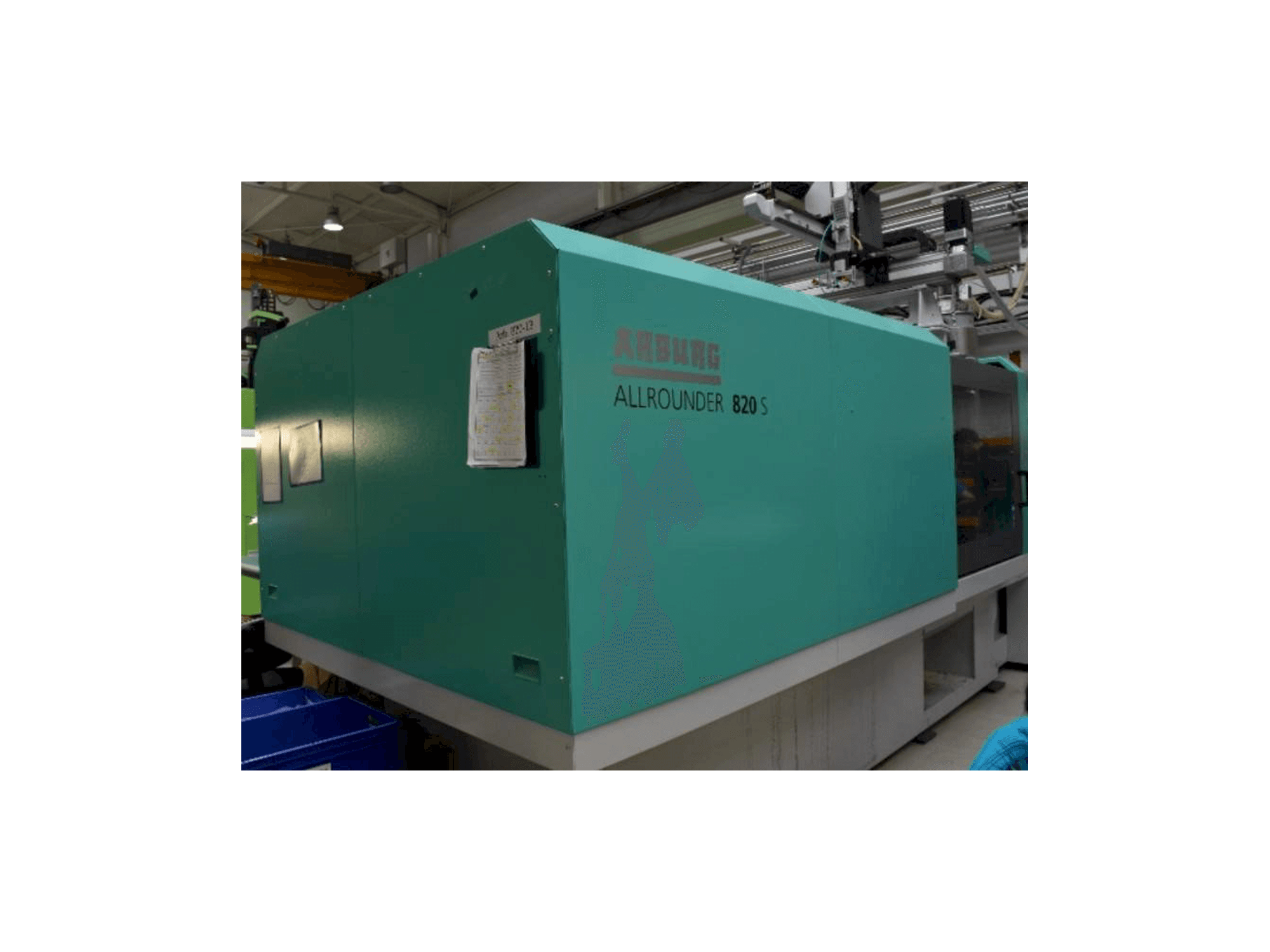Вид станка Arburg Allrounder 820 s 4000 - 800 спереди