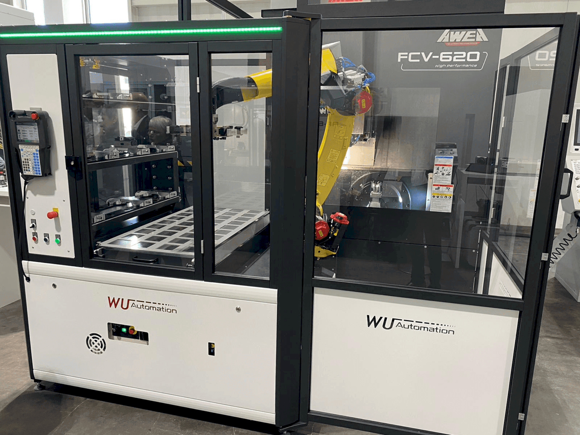 Вид станка WU Automation RZ-3/35 спереди