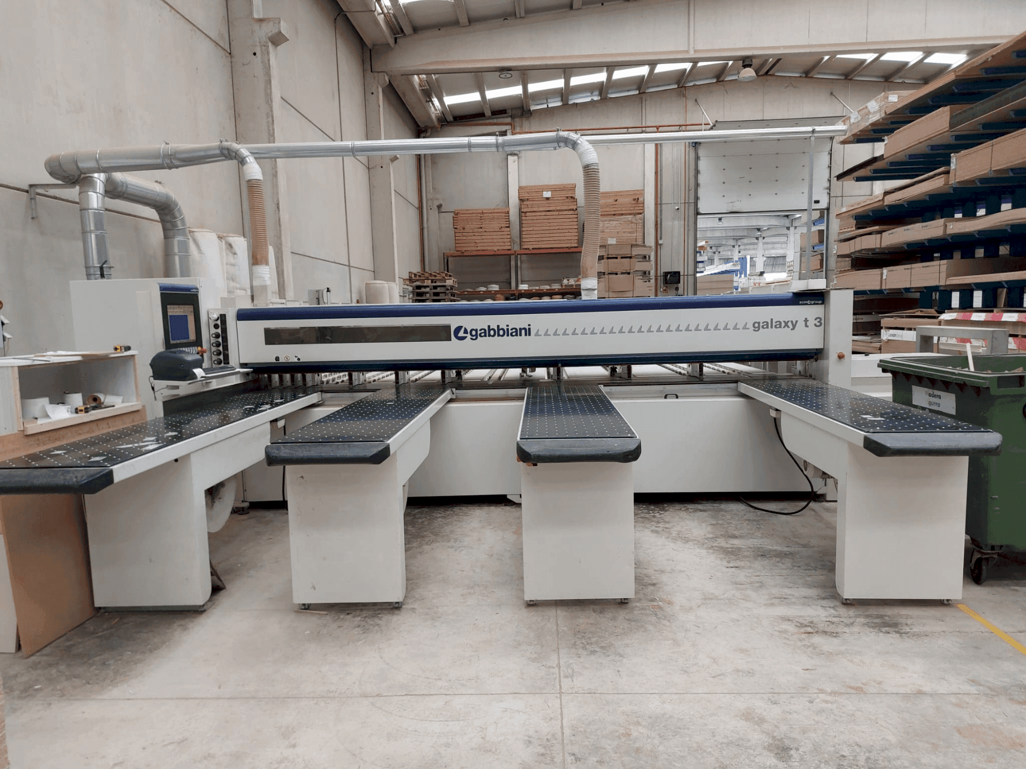 Вид станка SCM Gabbiani Galaxy T3 110A спереди