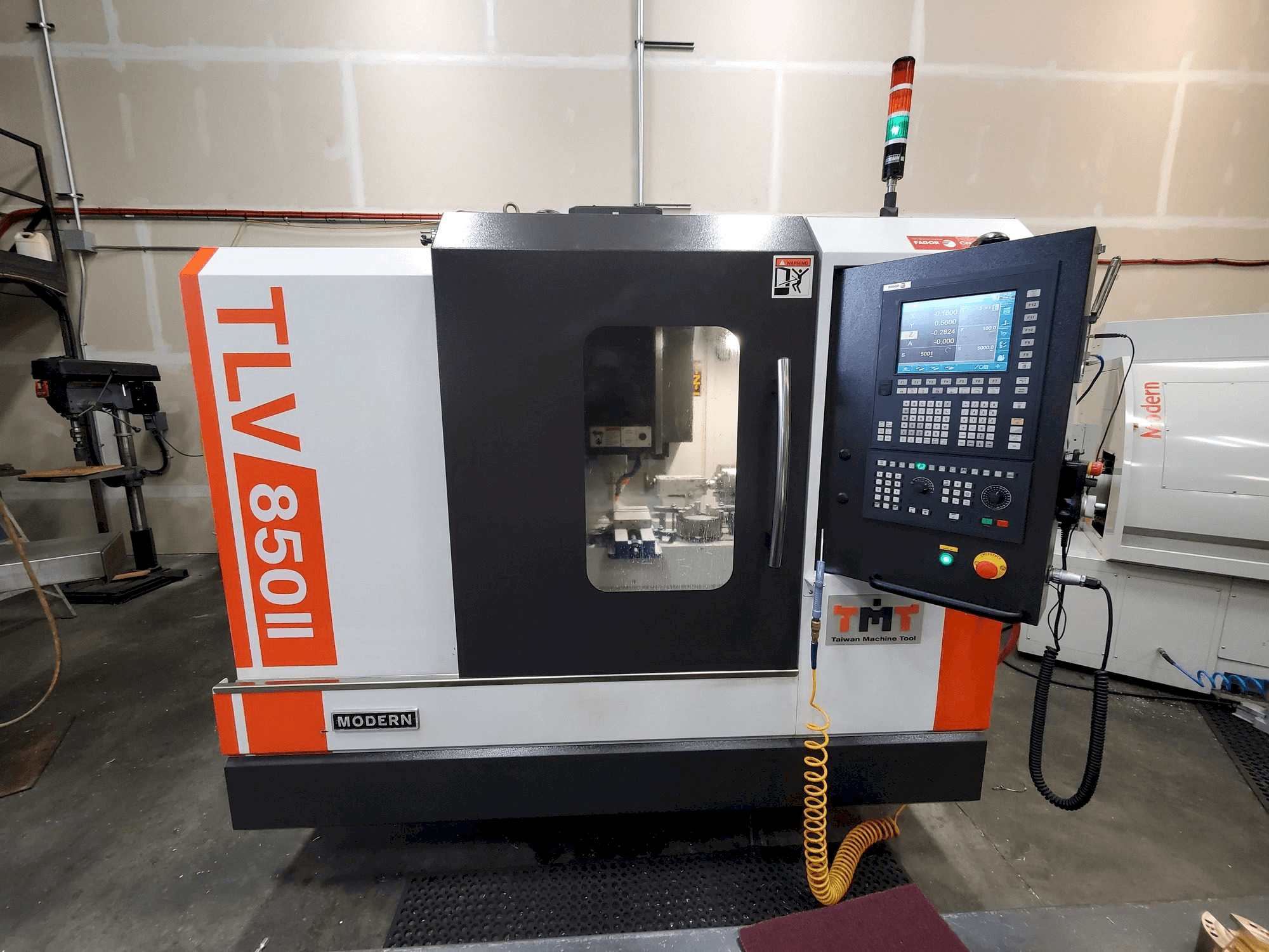 Front view of Modern TLV-85011 machine