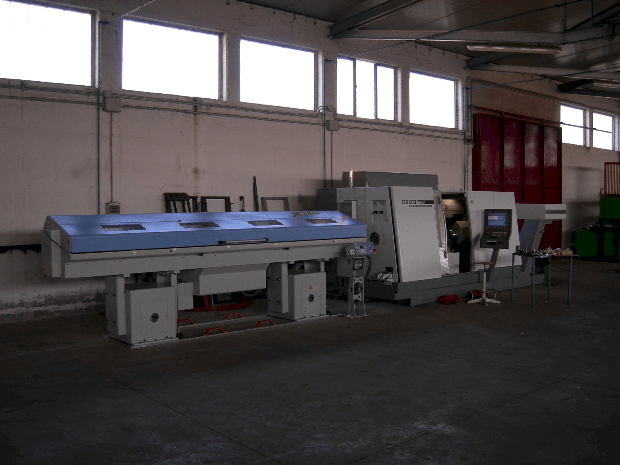Вид станка Gildemeister CTX 420 V6 linear спереди