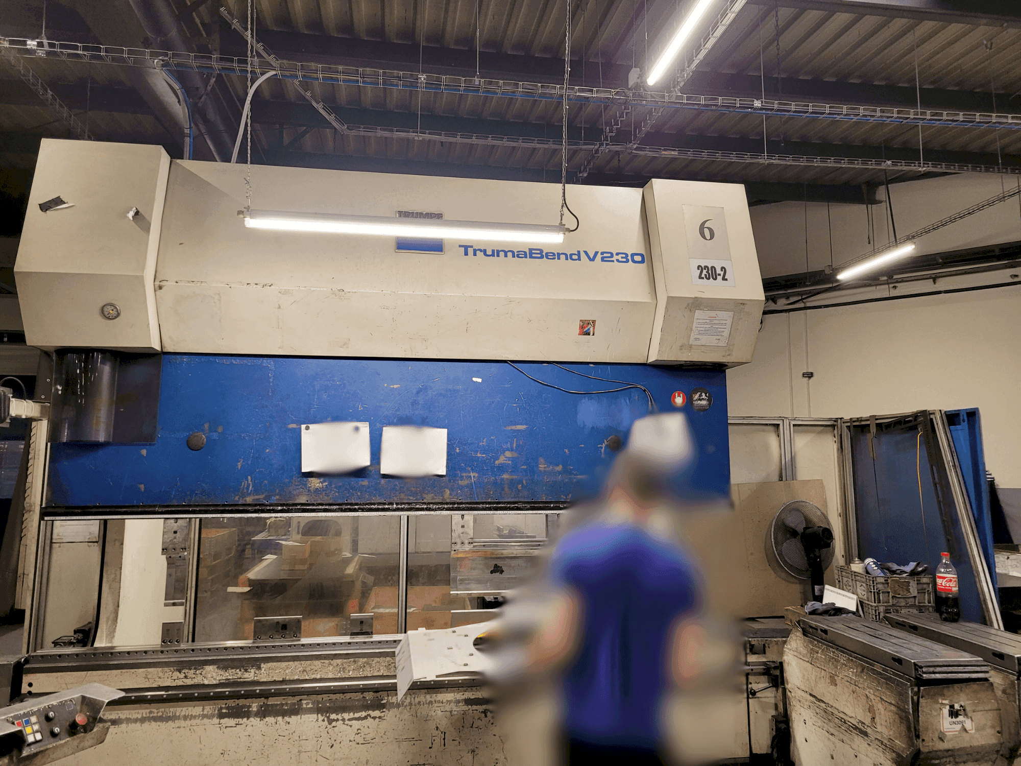 Вид станка TRUMPF Trumabend V230 спереди
