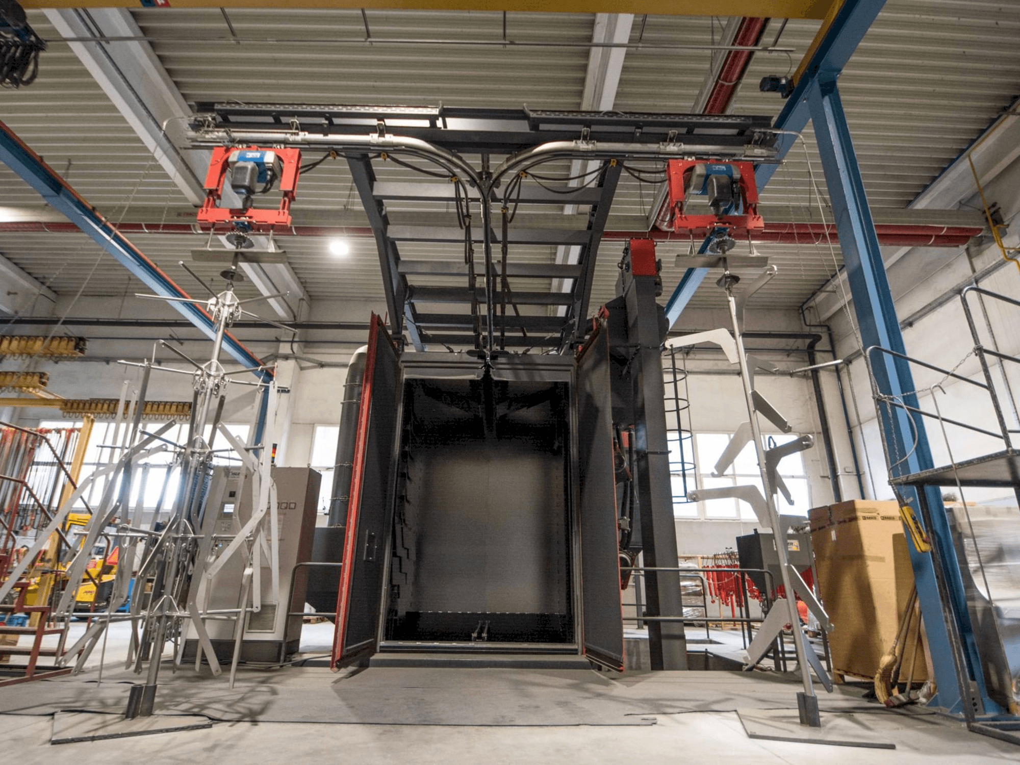 Front view of Rosler RHBE 20/30 machine