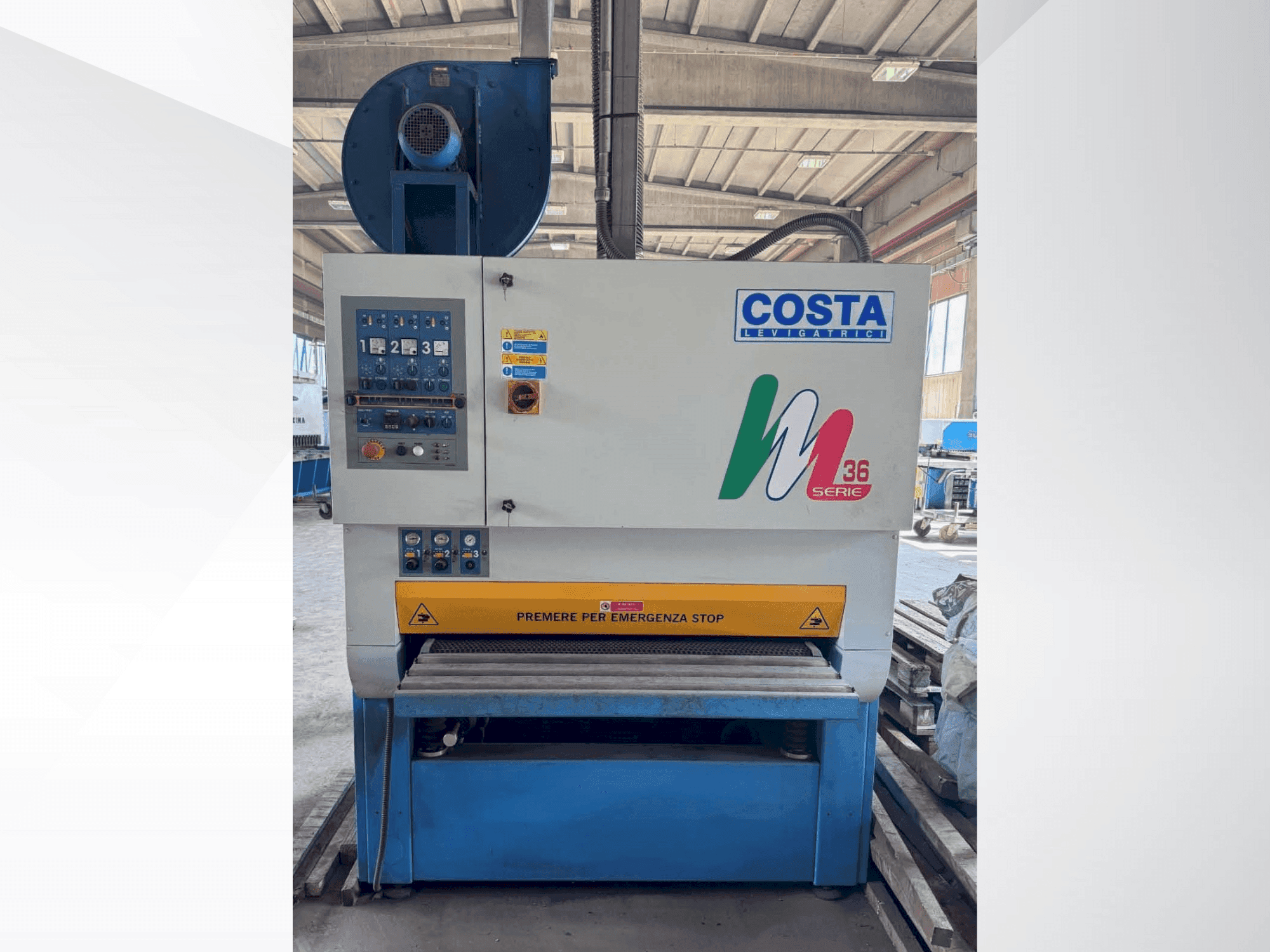 Вид станка Costa M36 CC1150 спереди