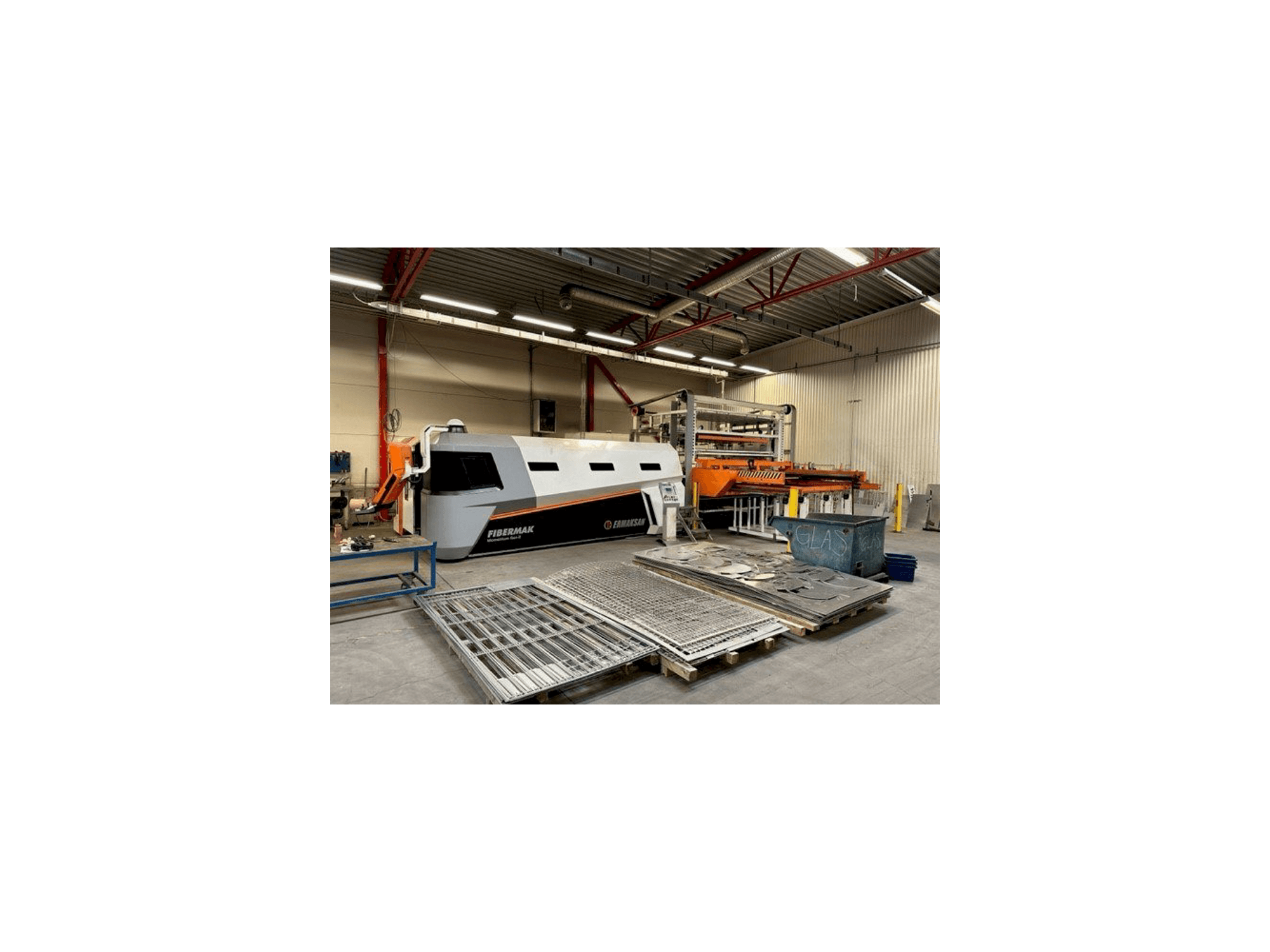 Вид станка ERMAKSAN Fibermak 4KW спереди