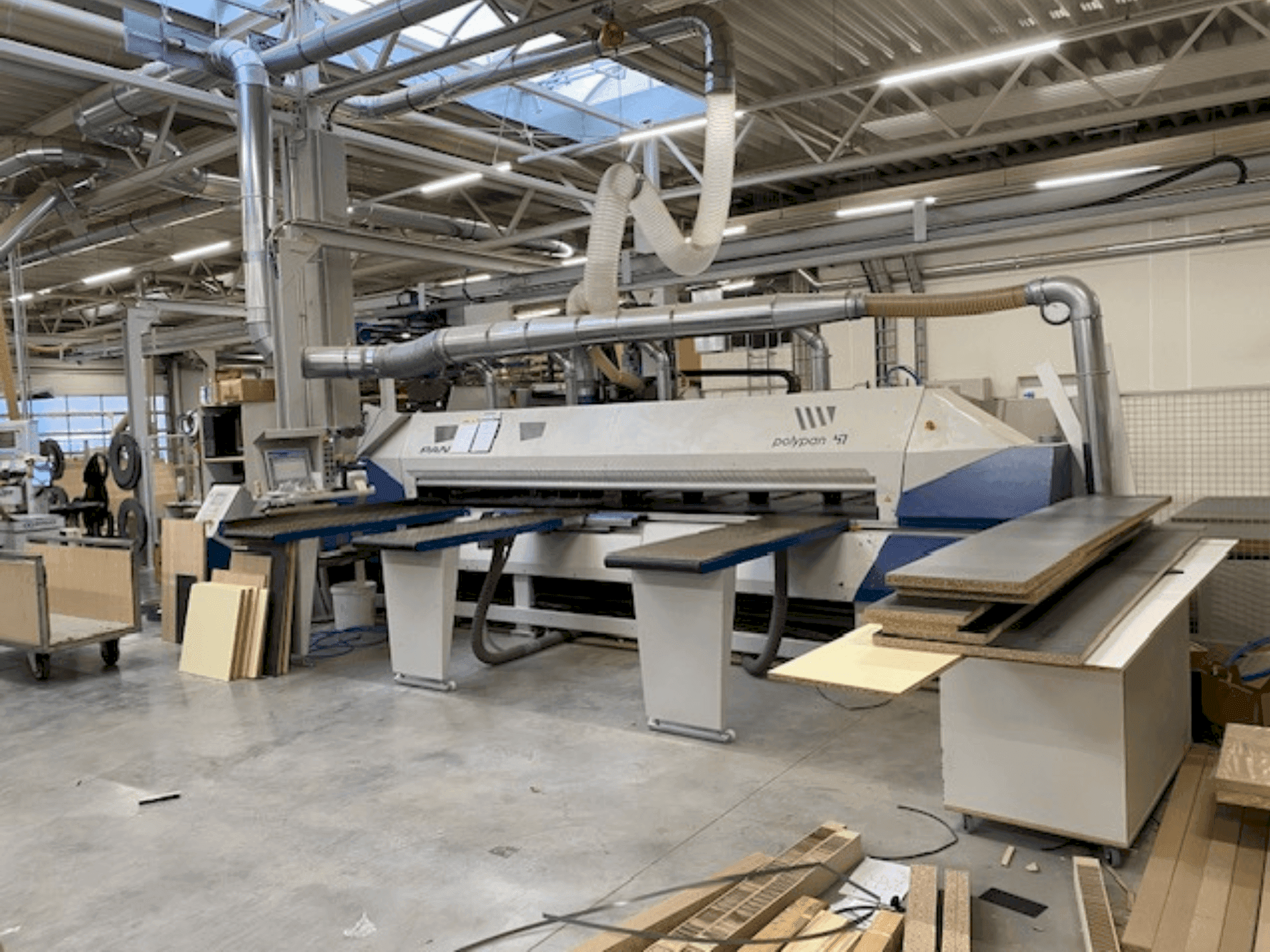 Вид станка PANHANS POLYPAN 47 F спереди