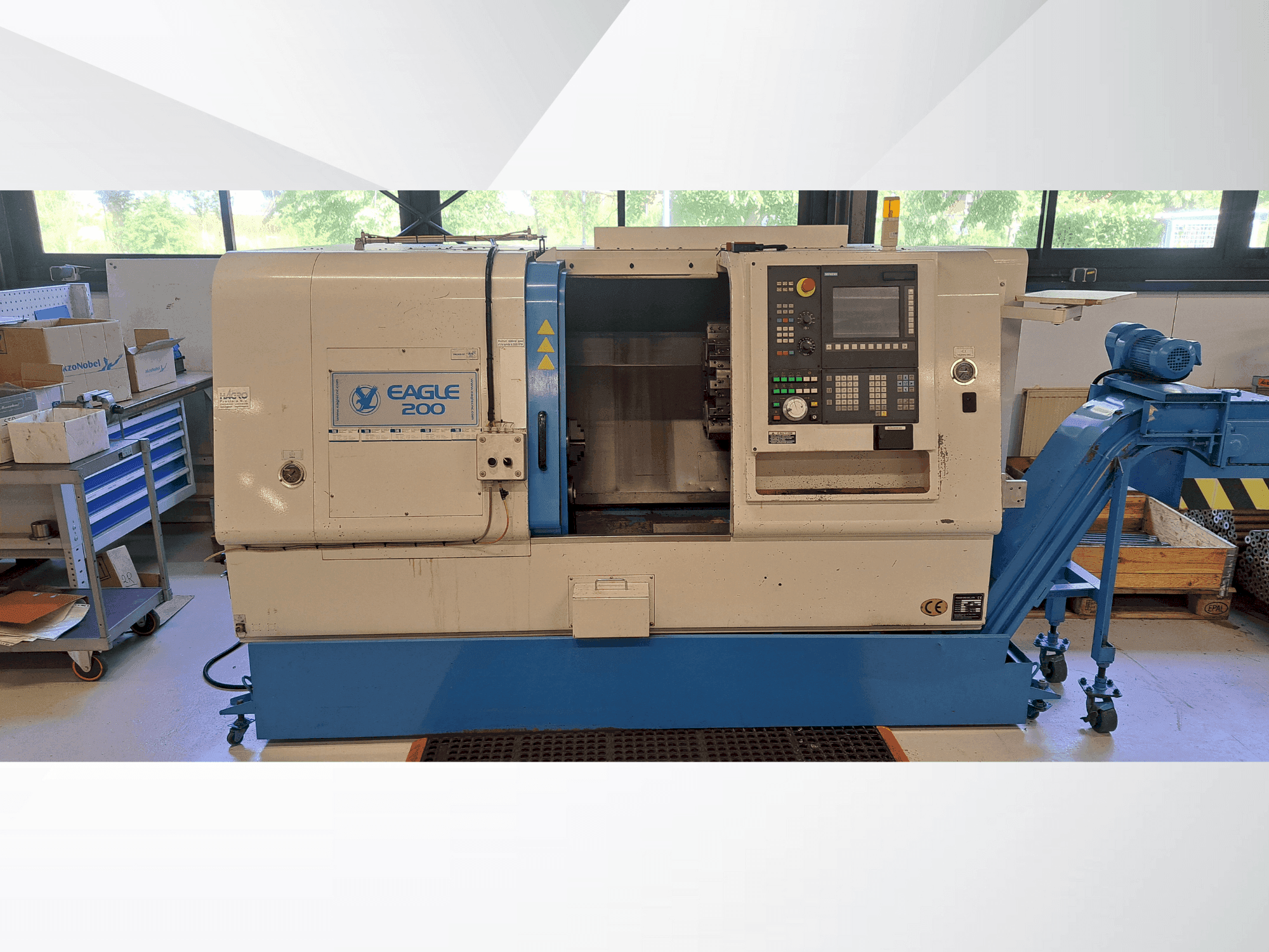 Вид станка Dugard Eagle FCL-200HT спереди