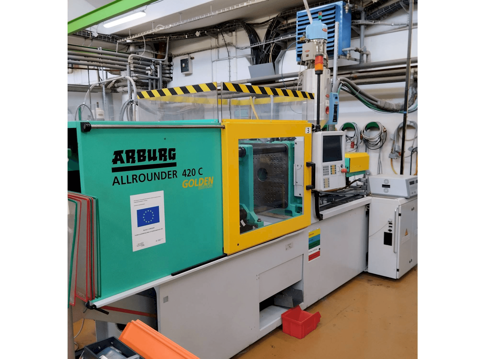 Вид станка Arburg 420C 1000-290 спереди