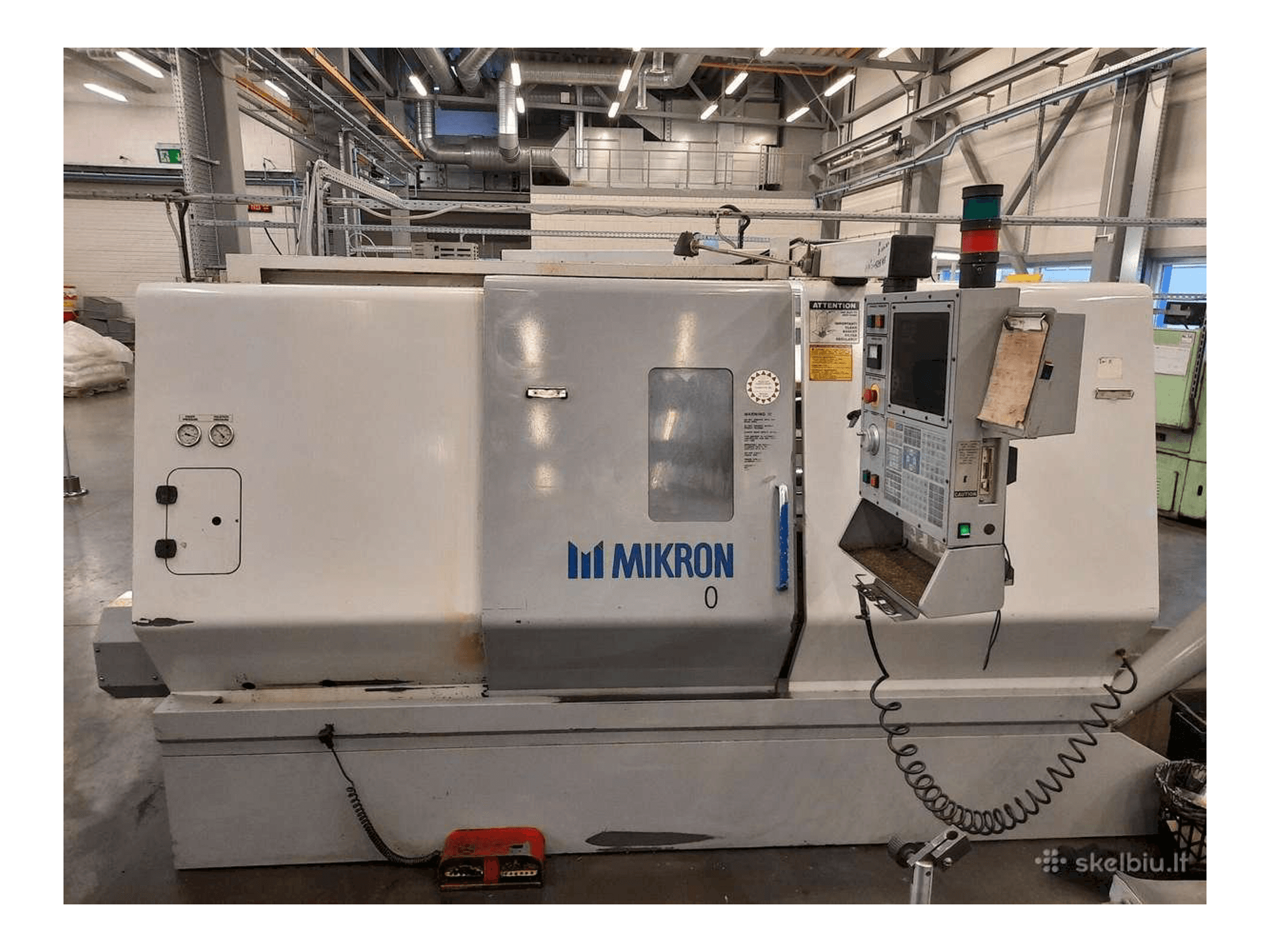 Front view of MIKRON-HAAS LCE860T machine