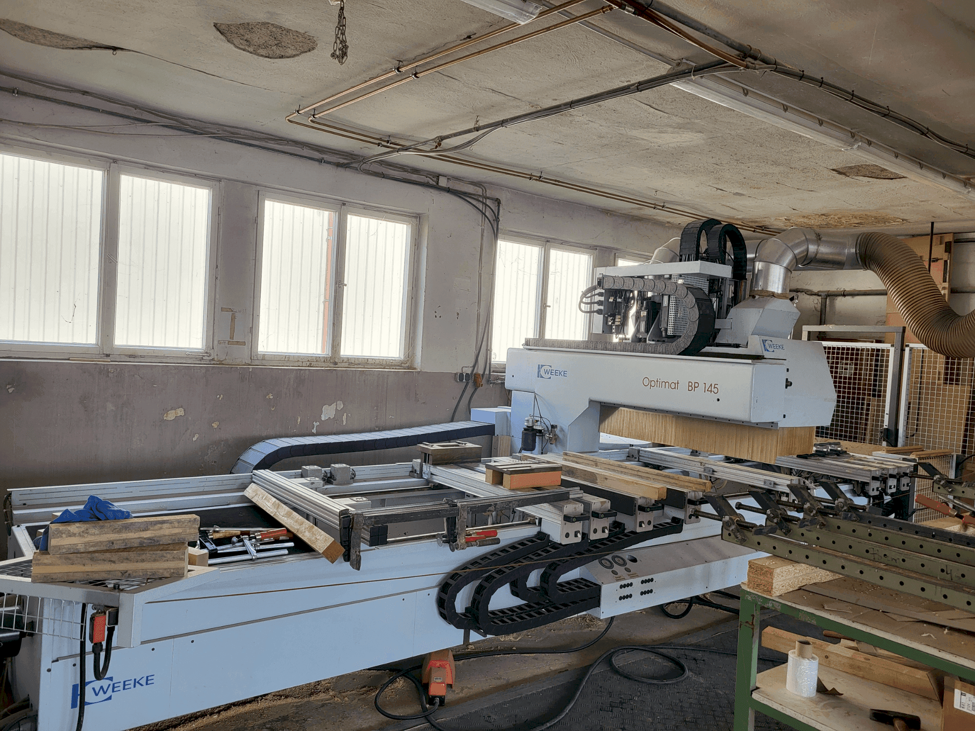 Вид станка Weeke Optimat BP145 спереди