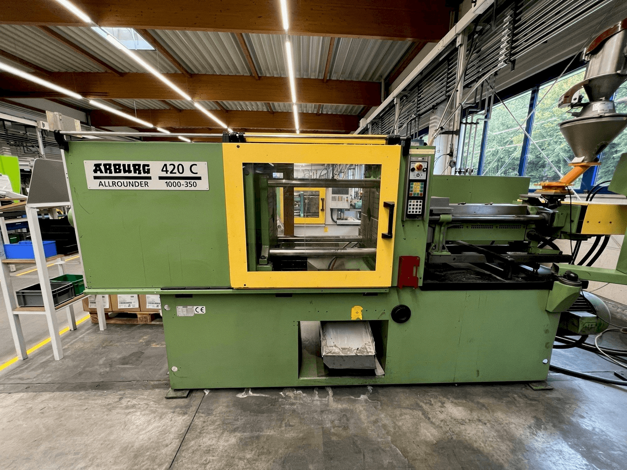 Вид станка Arburg 420C 1000-350 спереди
