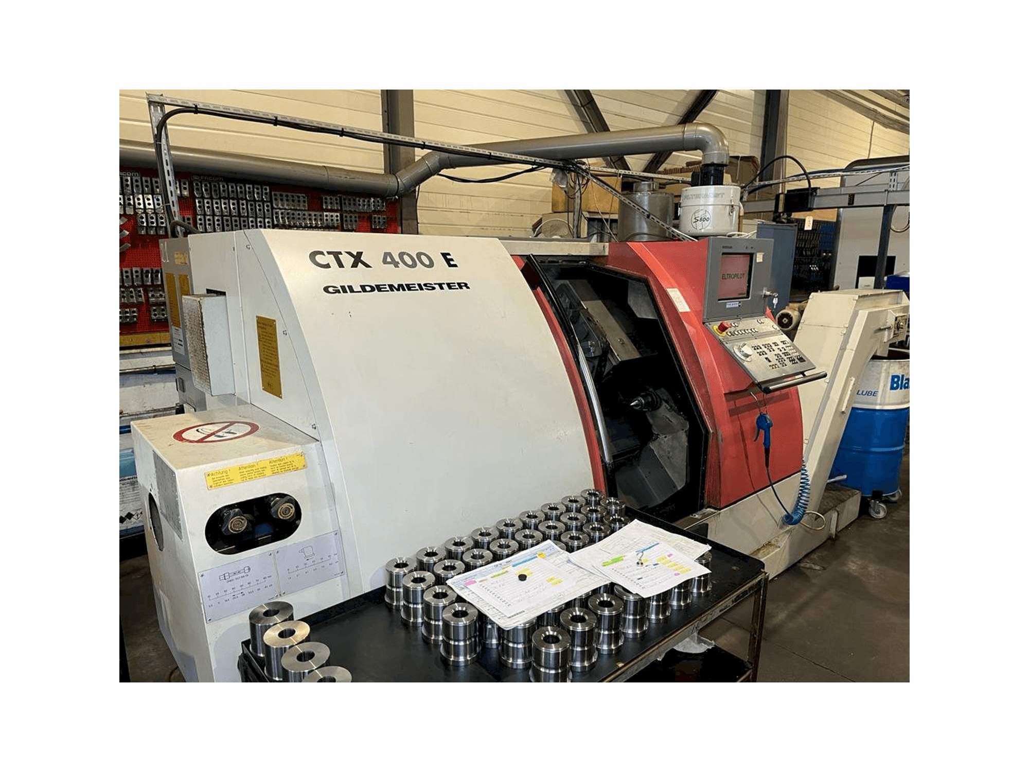 Вид станка Gildemeister CTX 400 E спереди