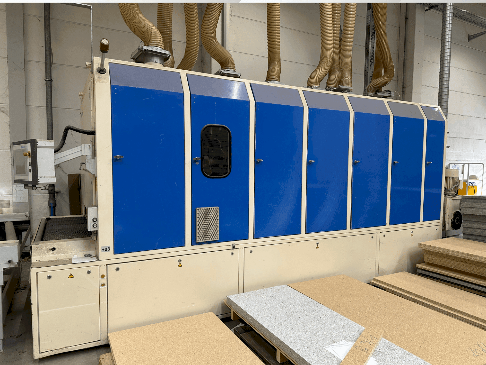 Вид станка HEESEMANN LSM8 / EA2 спереди