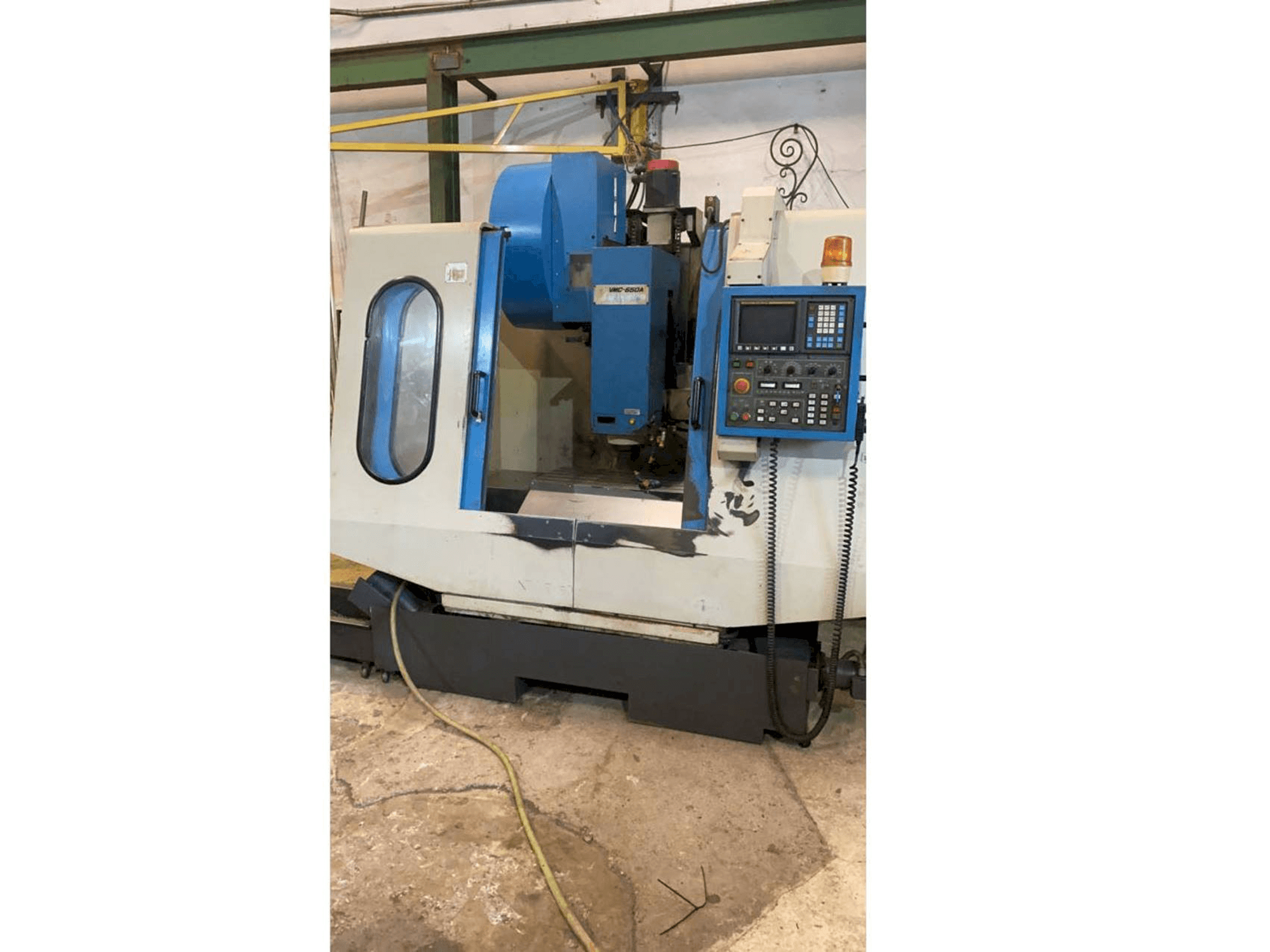 Front view of Johnford VMC 650A machine