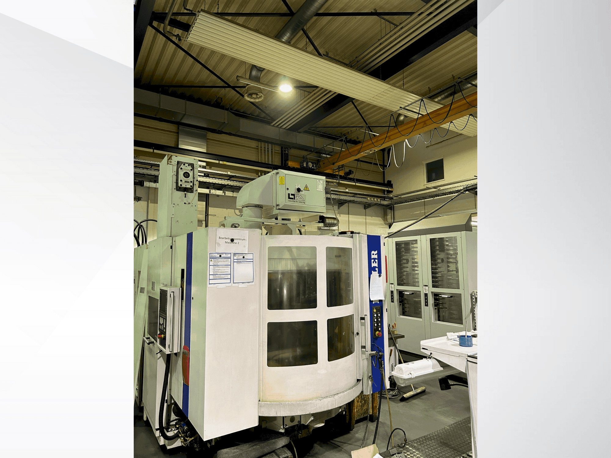 Вид станка HELLER MC16 спереди