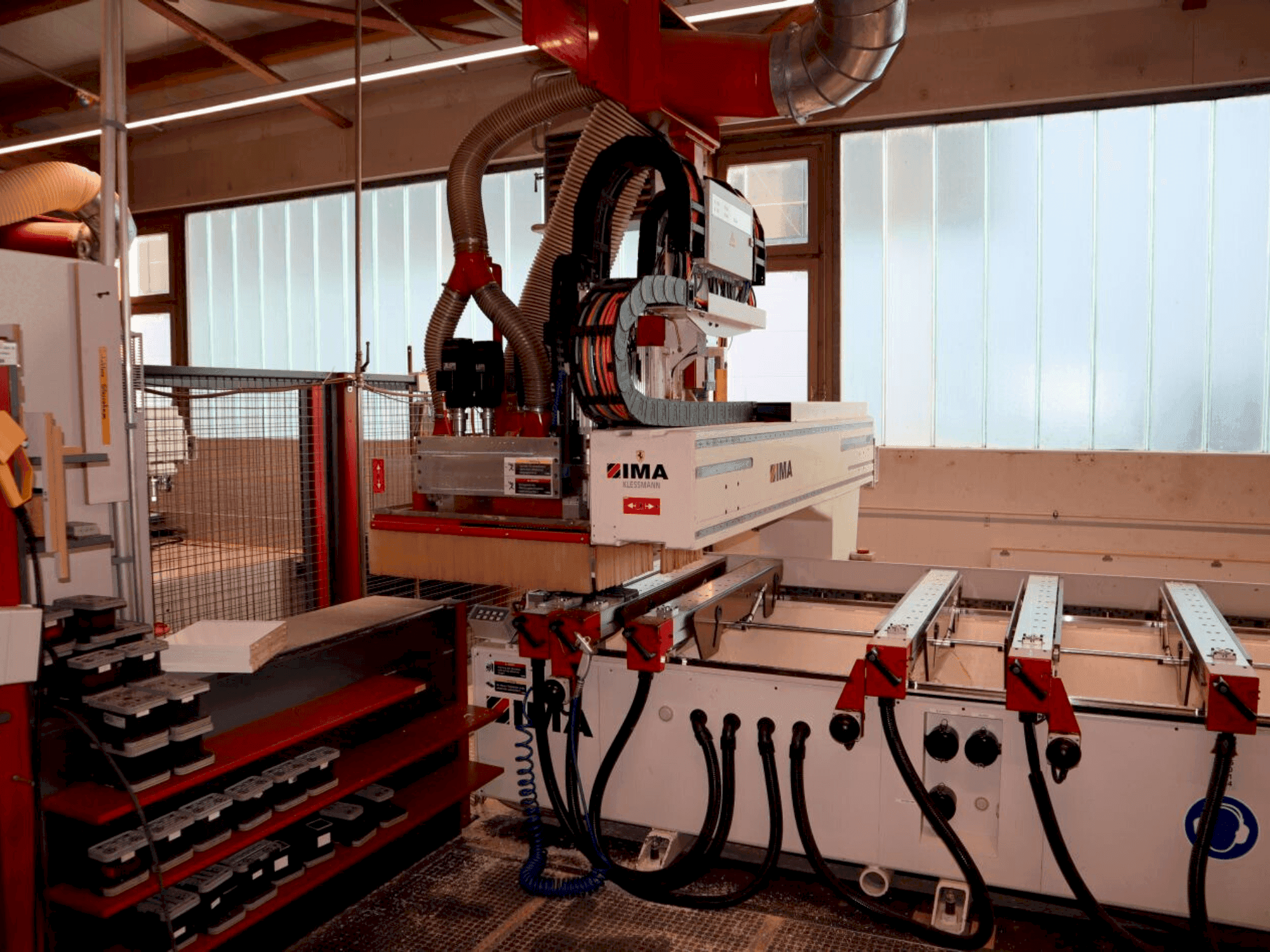 Вид станка IMA BIMA 410 120/400 спереди