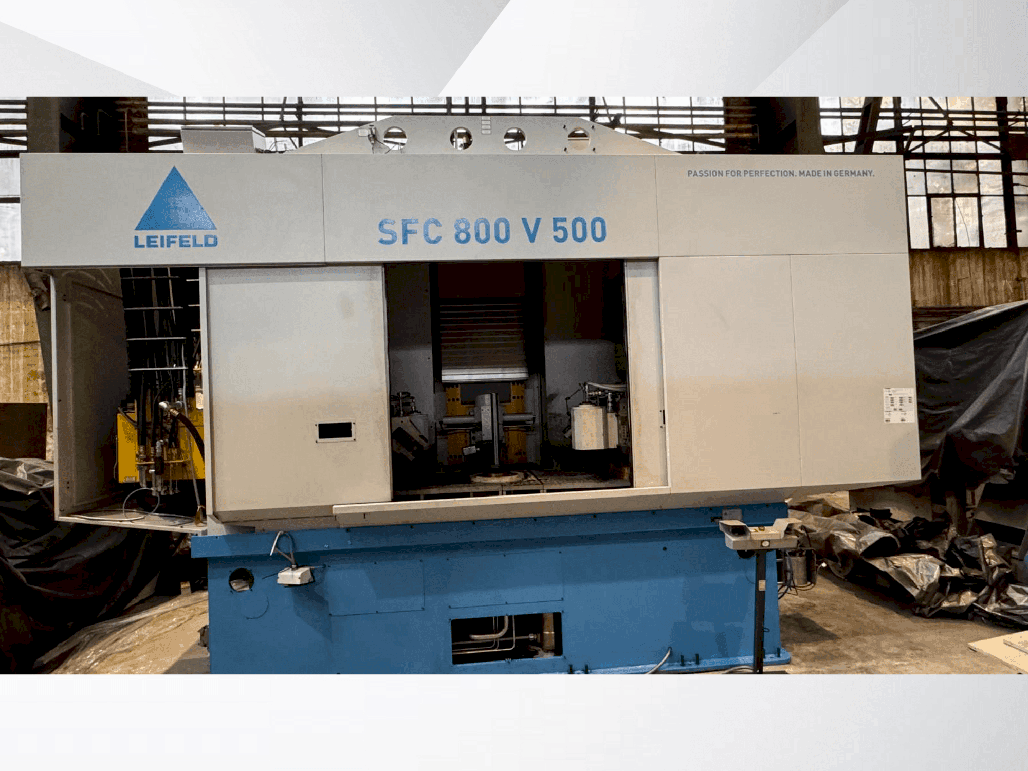 Вид станка LEIFELD SFC 800 V 500 спереди