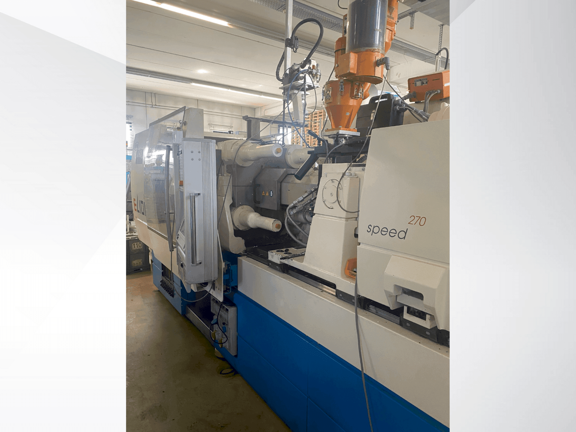 Вид станка Netstal ELION 800-270 S спереди