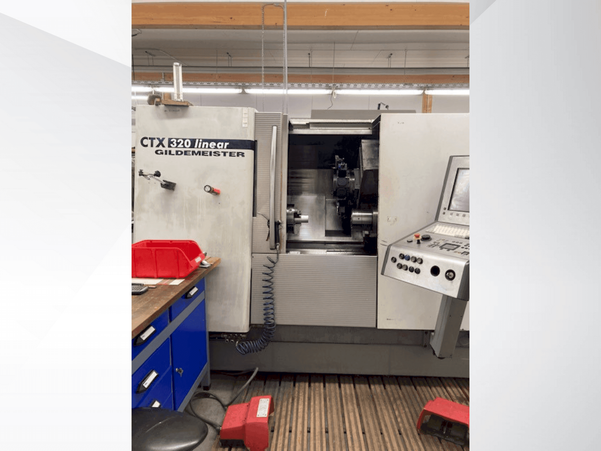 Вид станка Gildemeister CTX 320 linear спереди