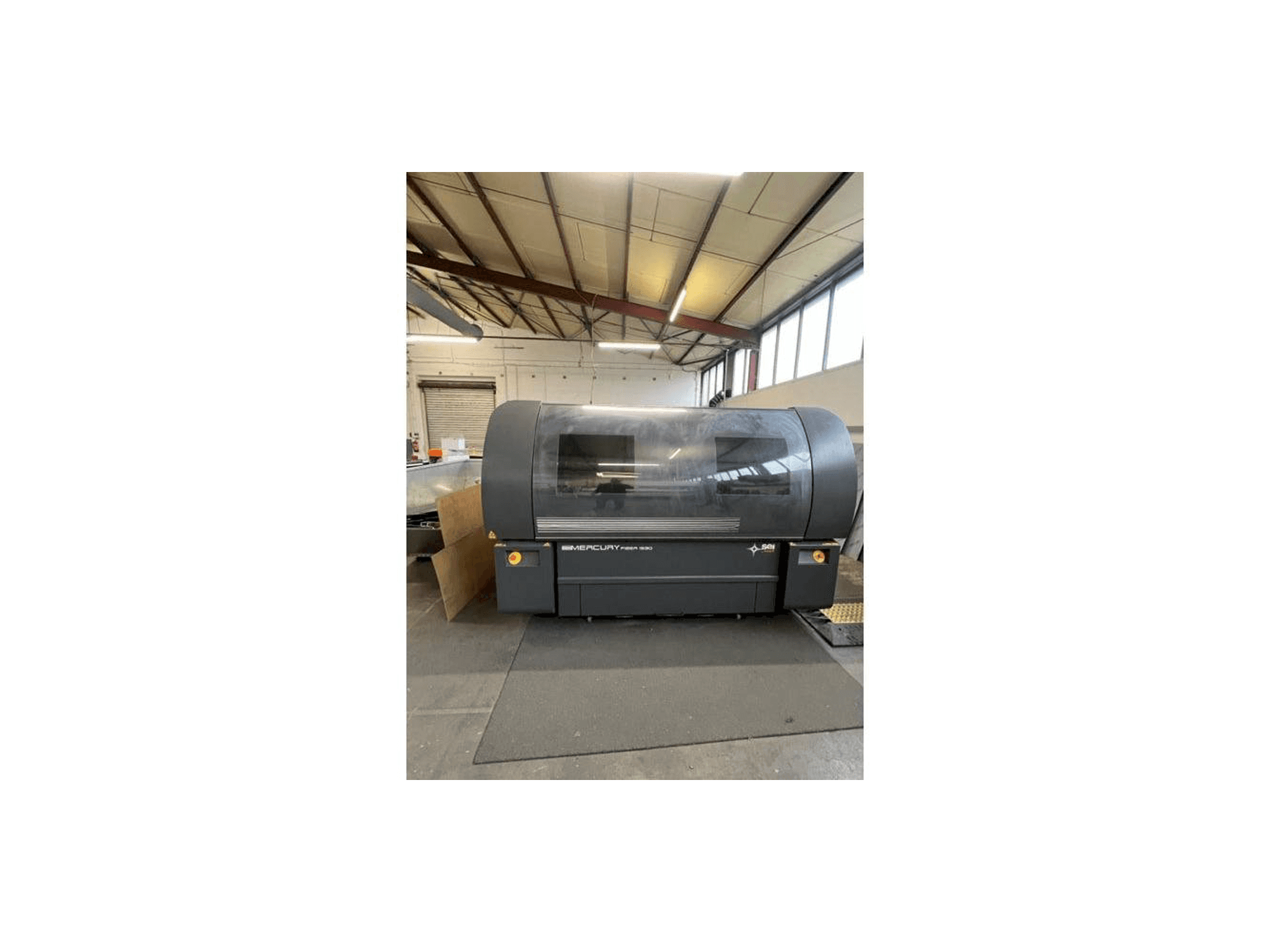 Вид станка SEI Laser Mercury 1560 спереди