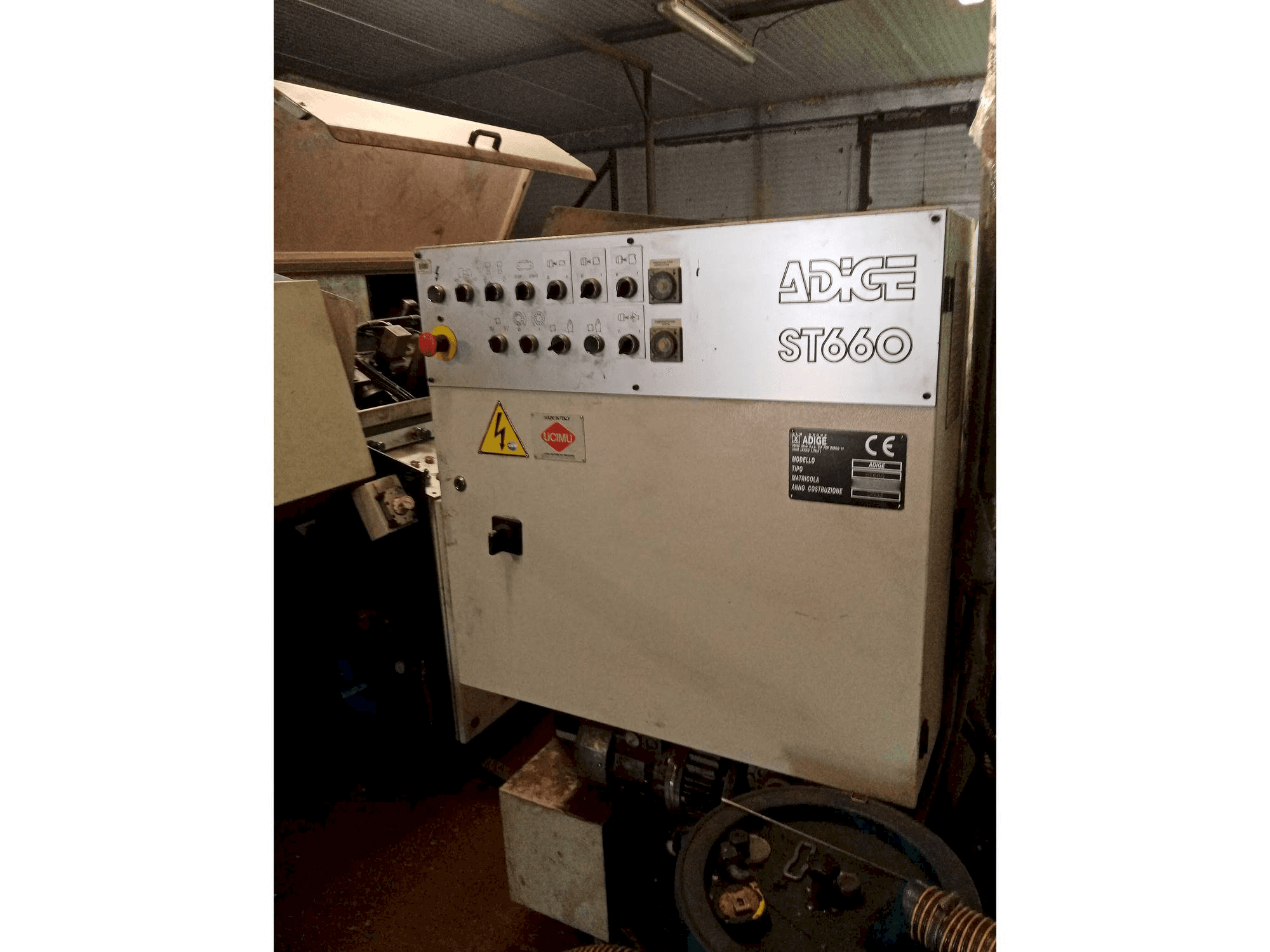 Вид станка ADIGE TT640 ST660 спереди