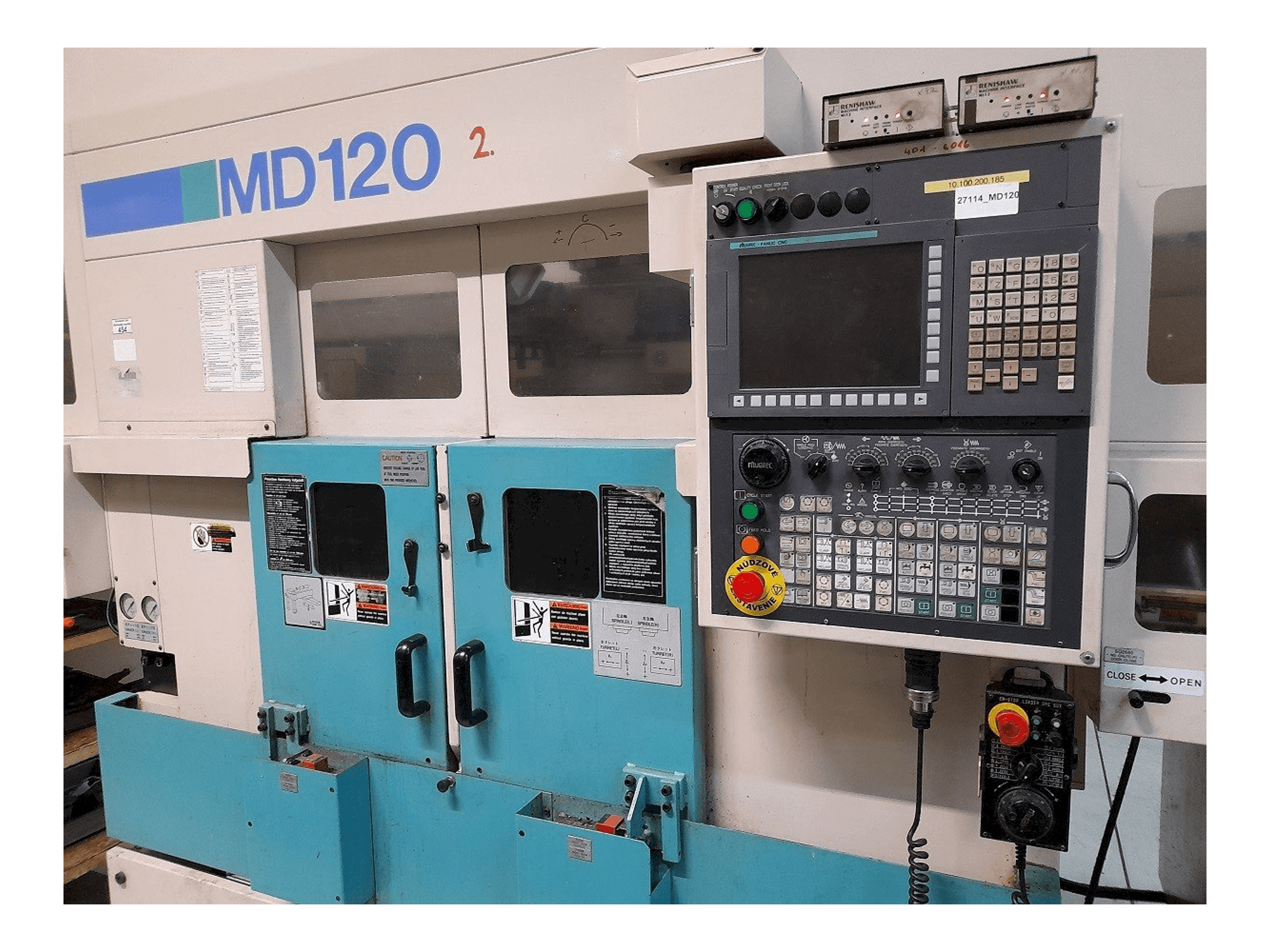 Вид станка Muratec MD120 + MS60 спереди