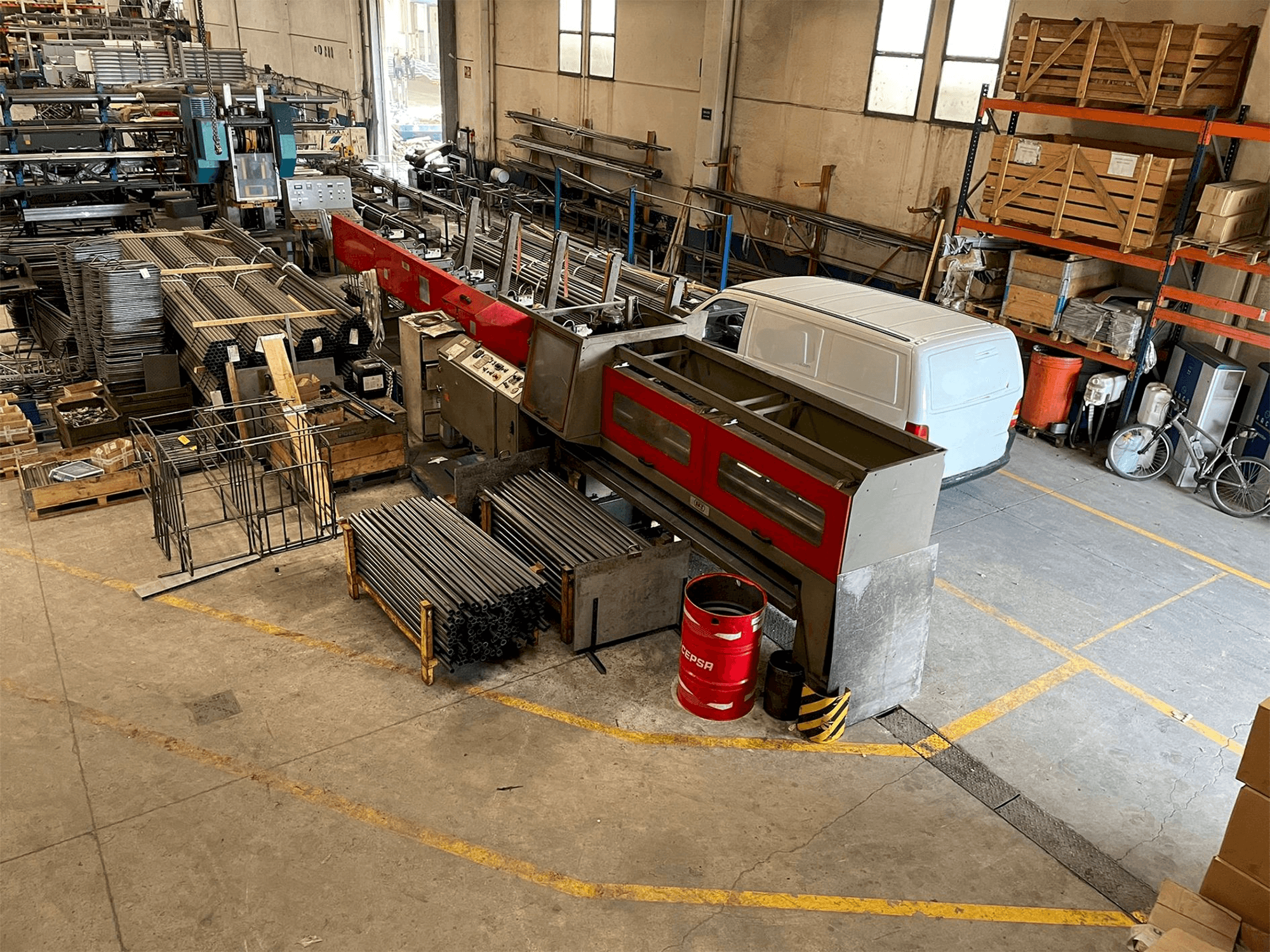 Вид станка Simec MEC 120 BM 2L спереди