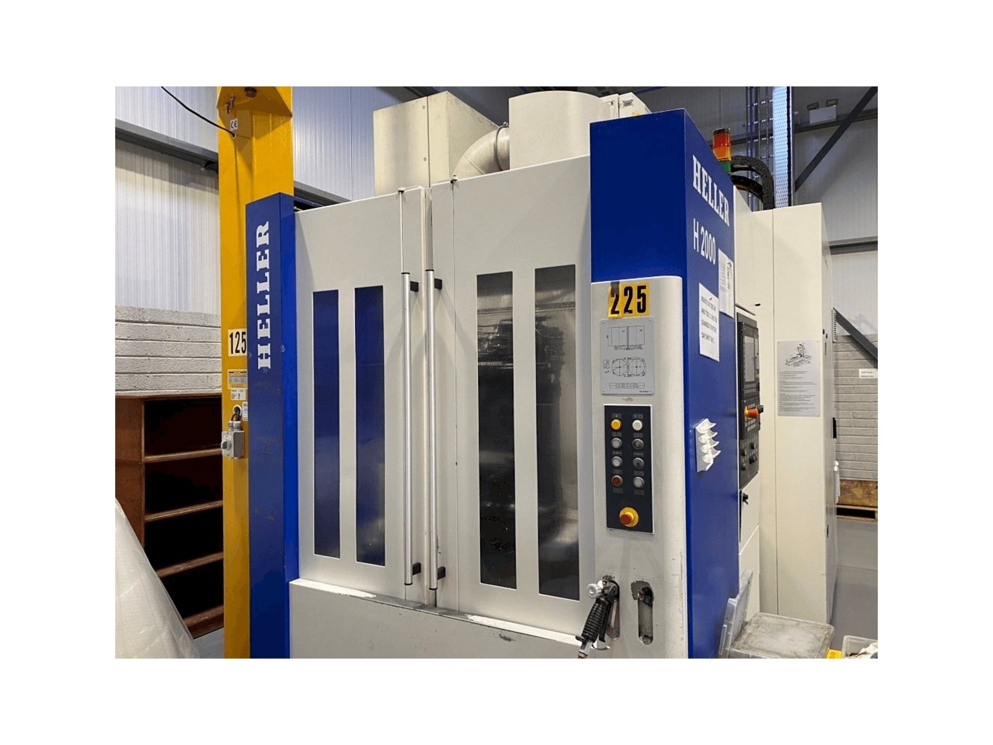 Вид станка HELLER H 2000 спереди