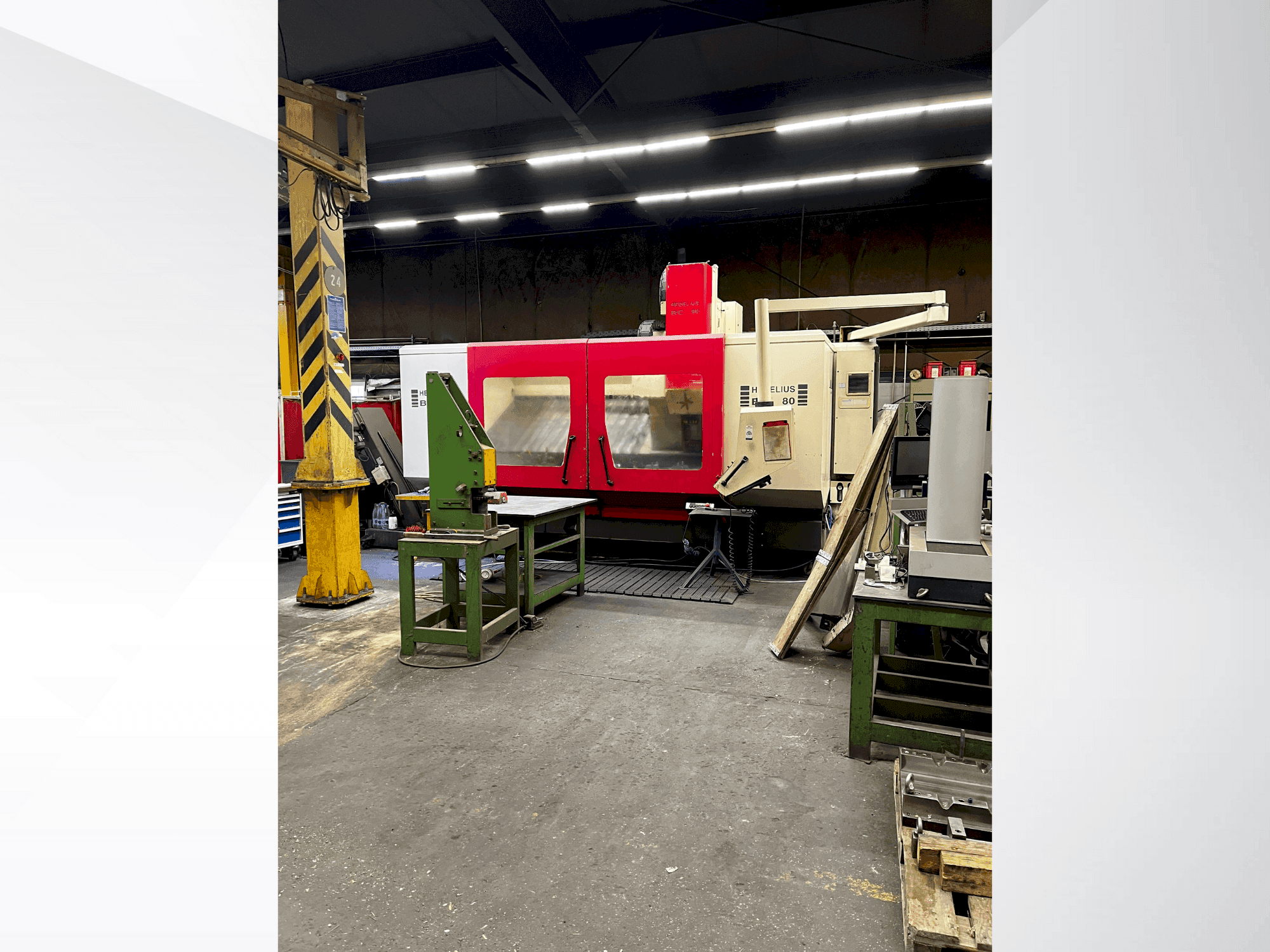 Вид станка HEDELIUS BC 80 спереди