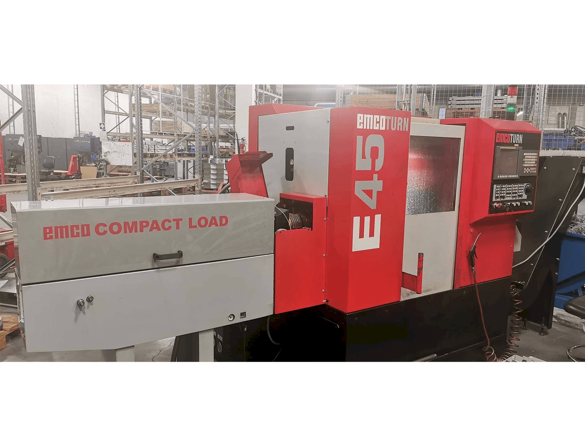 Вид станка Emcoturn E 45 спереди