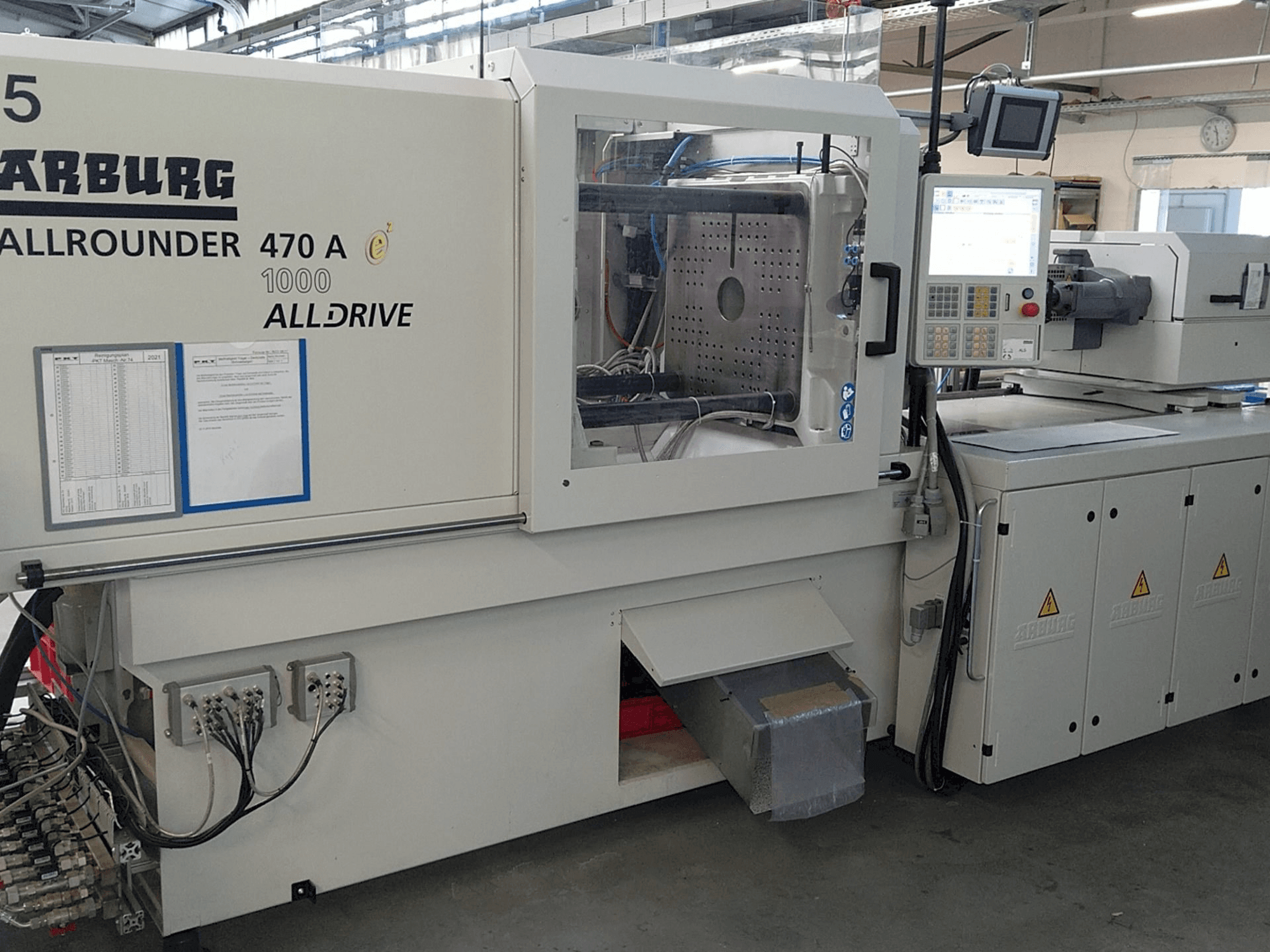 Вид станка Arburg Allrounder 470 A 1000-400 спереди