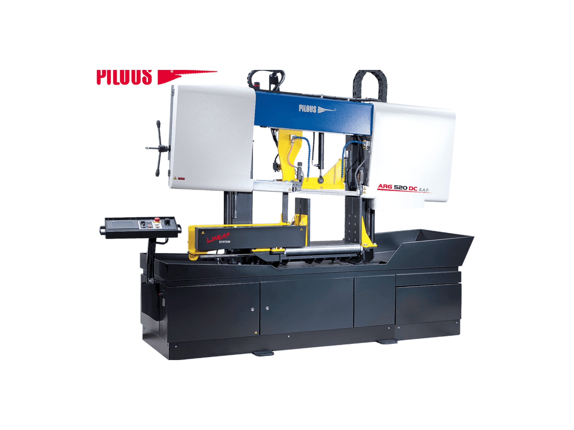 Вид станка Pilous ARG 520 DC спереди