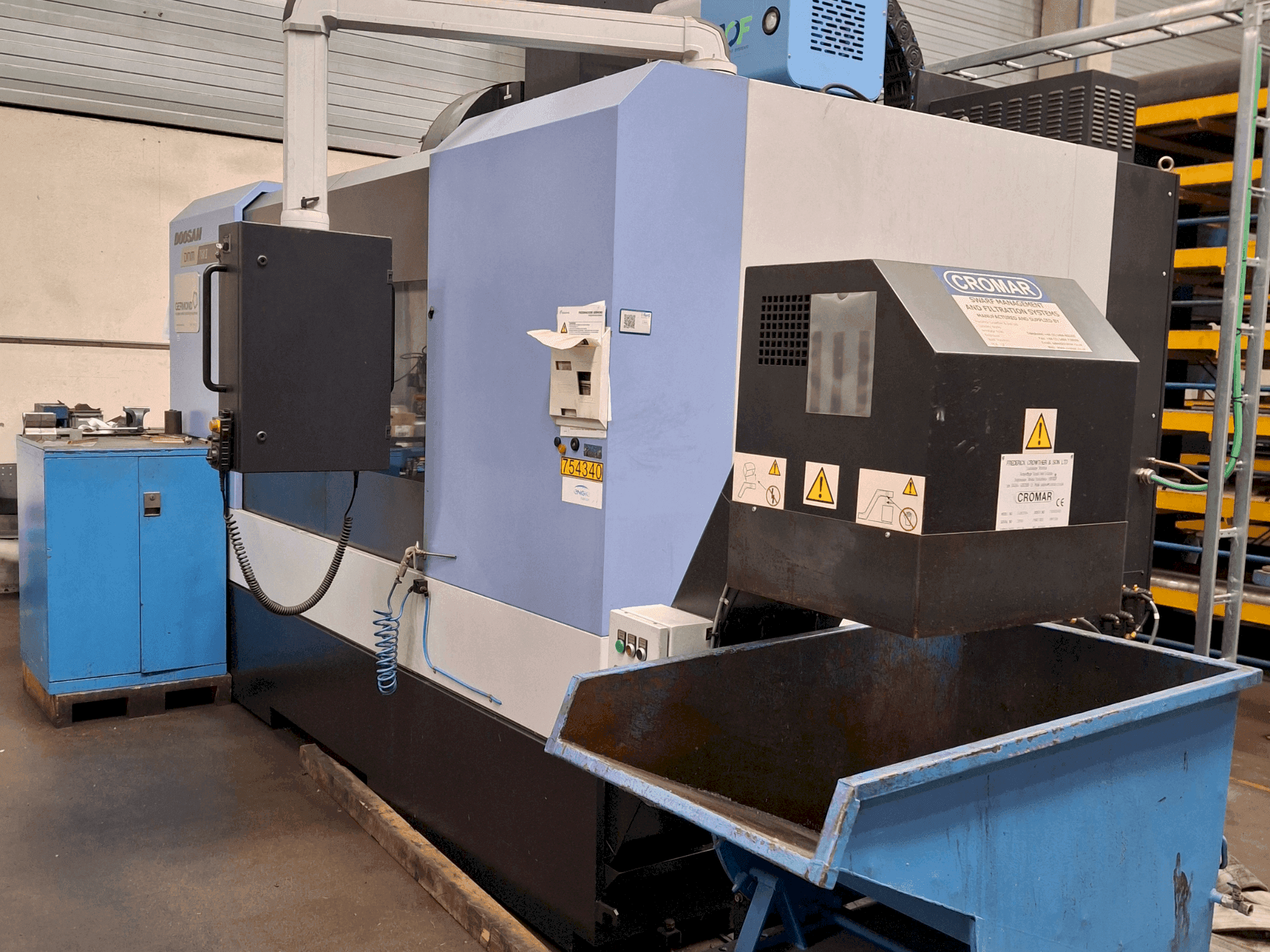 Вид станка DOOSAN DNM 750 II спереди