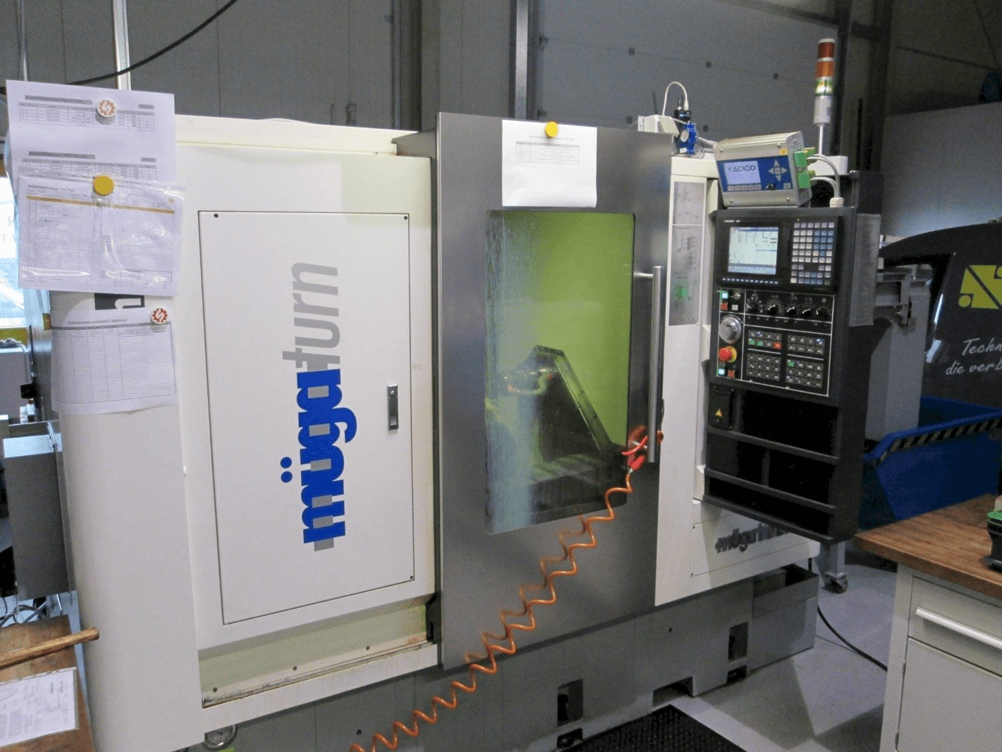 Front view of Muga iTwin machine