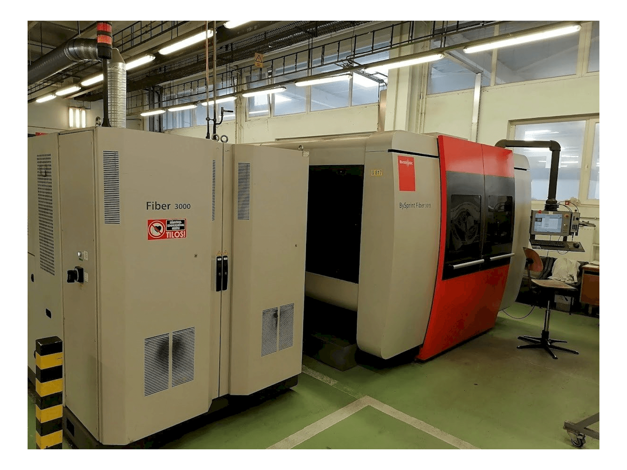 Вид станка Bystronic BySprint Fiber 3015 спереди