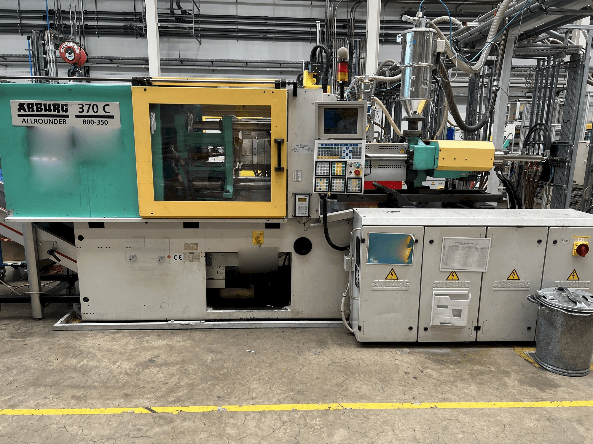 Вид станка Arburg 370C-800-350 спереди