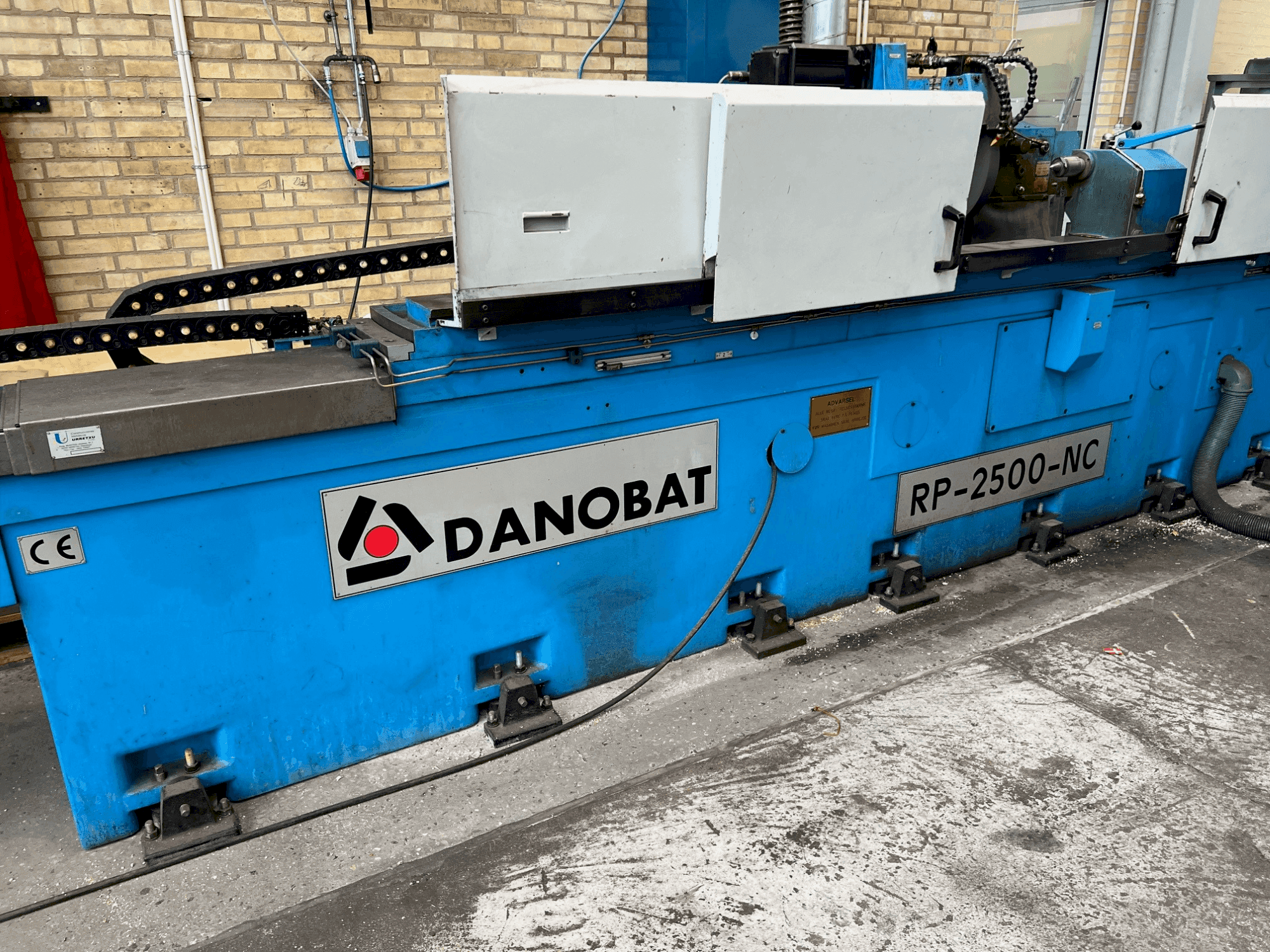 Вид станка DANOBAT RP-2500-NC спереди