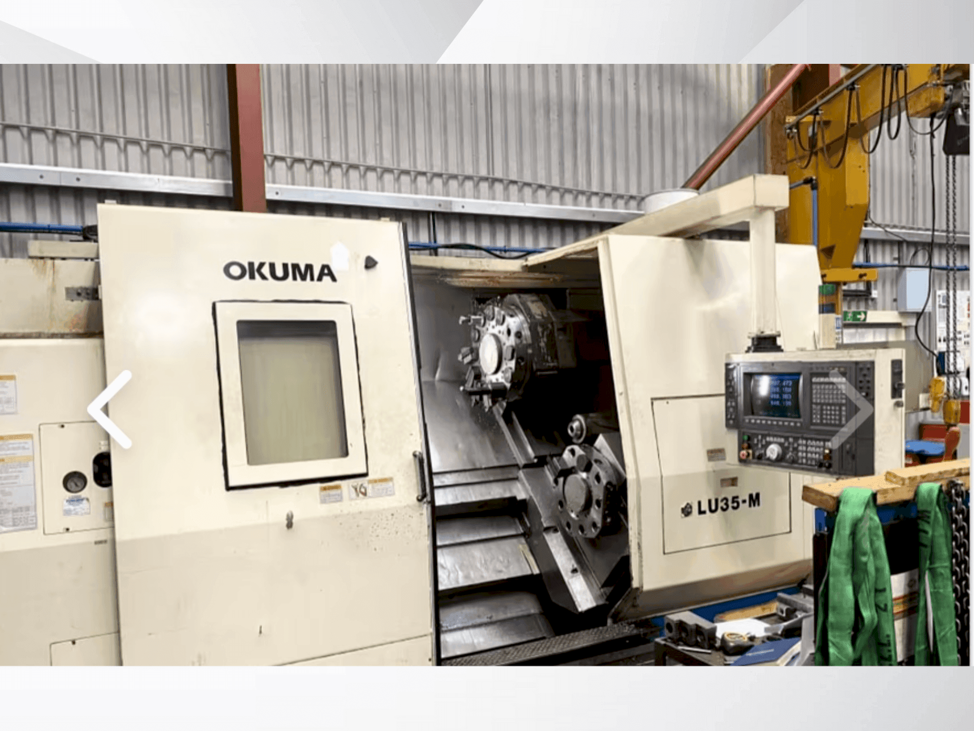 Вид станка Okuma LU 35M спереди