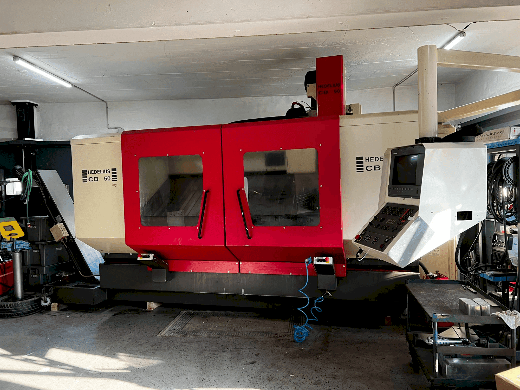 Вид станка HEDELIUS CB 50 спереди