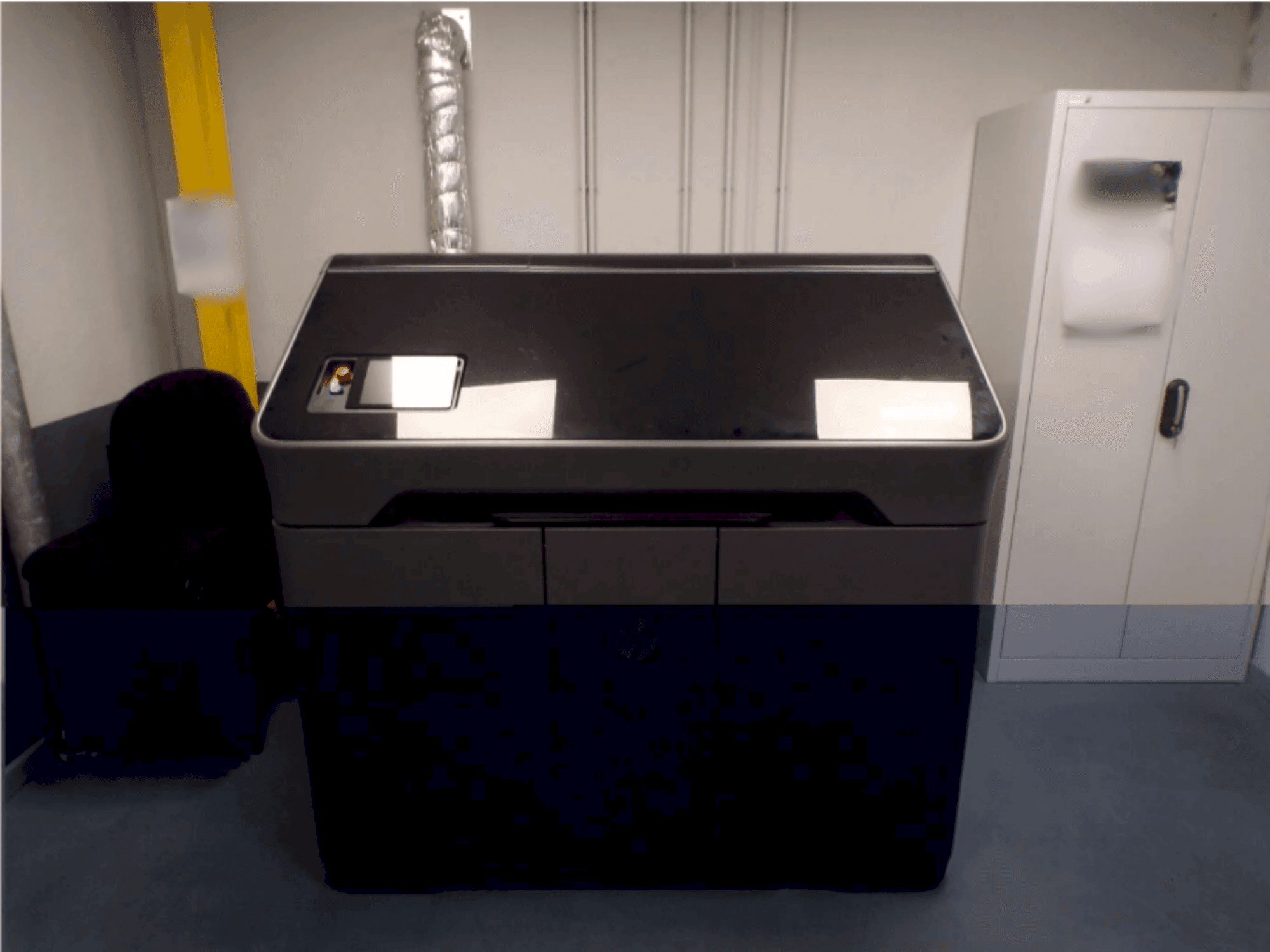 Вид станка HP Jet Fusion MJF 580 color спереди