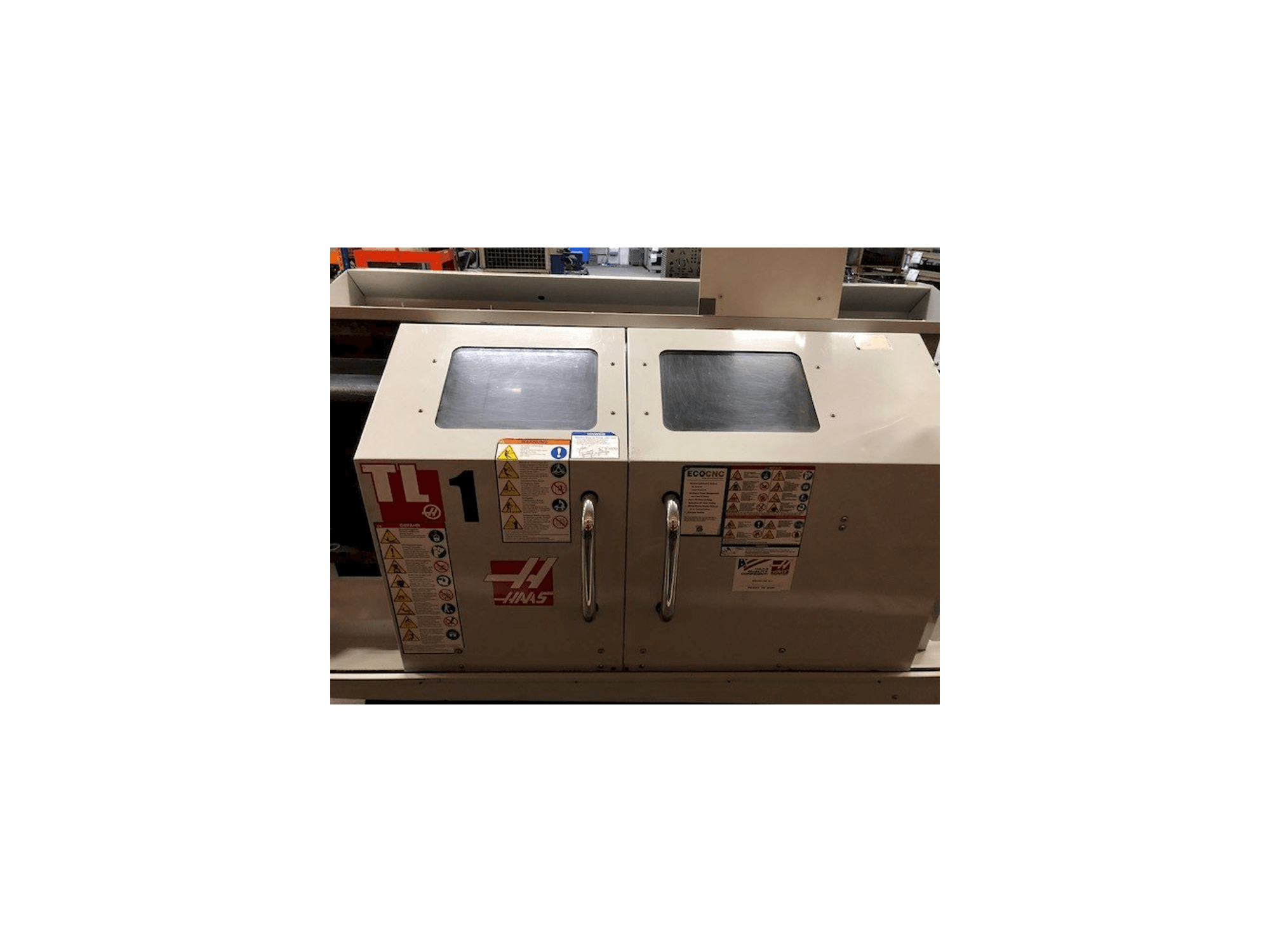 Front view of HAAS TL-1 machine