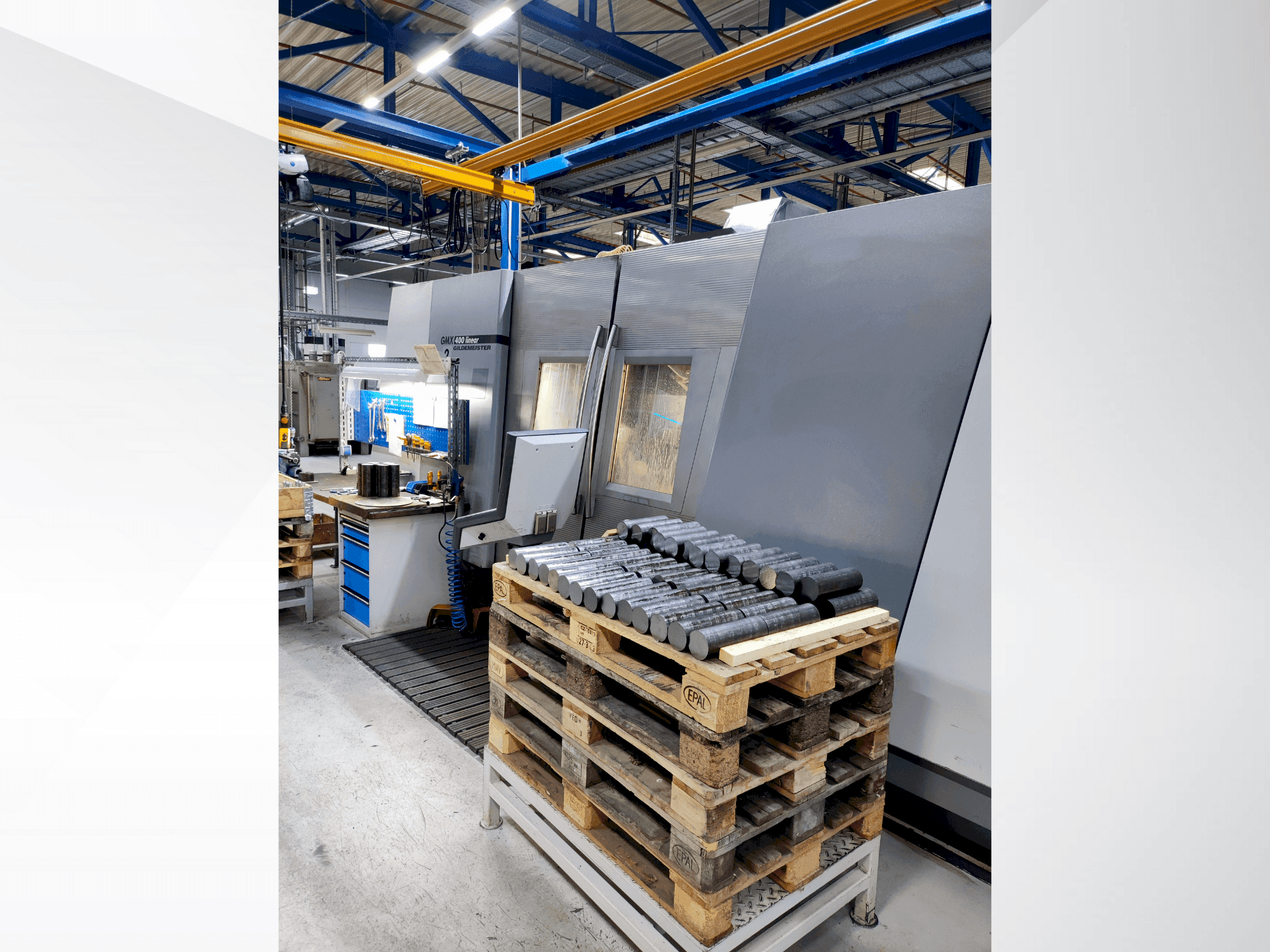 Вид станка DMG GMX 400L спереди