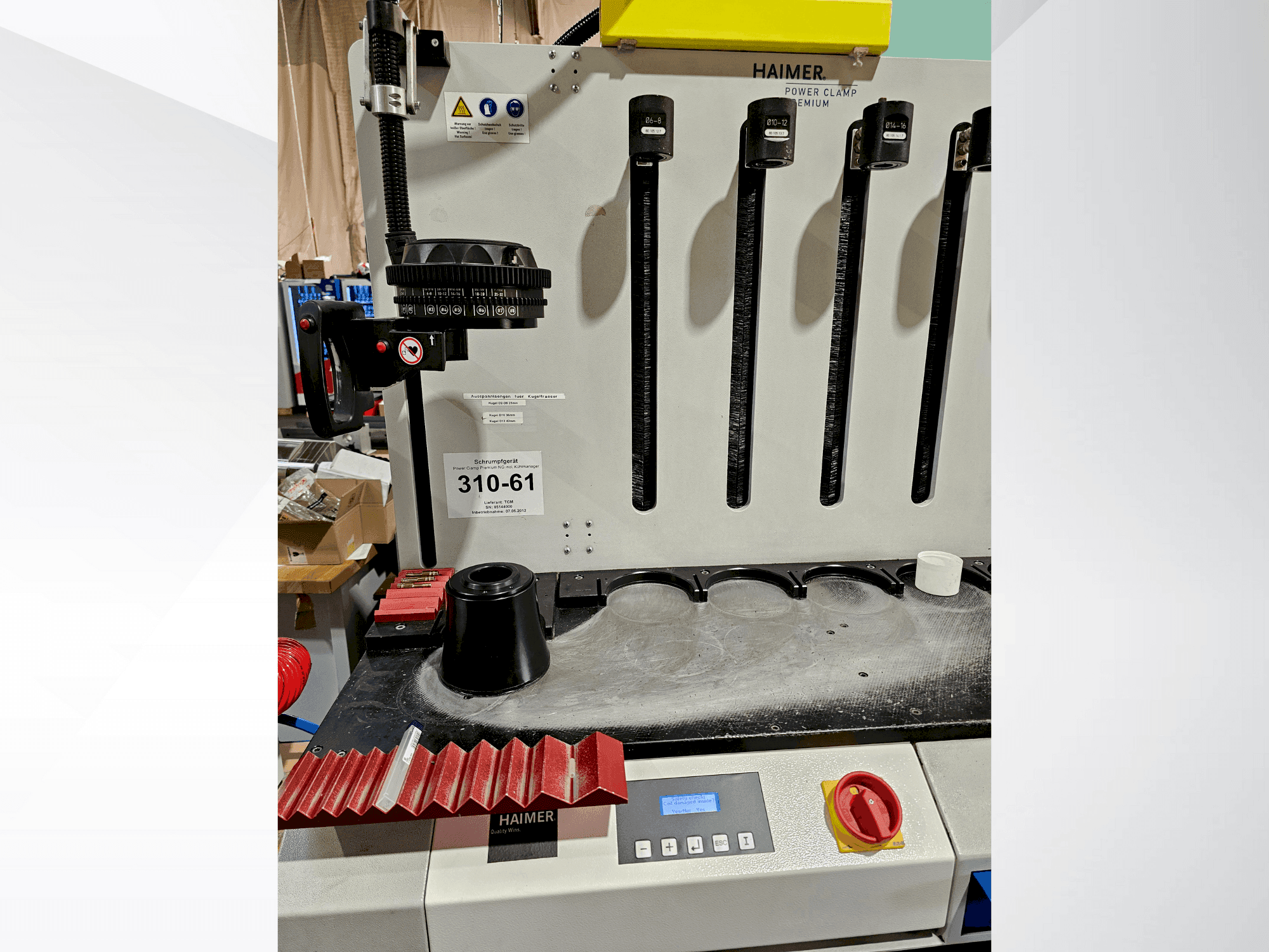 Вид станка HAIMER PC 2011 Premium спереди