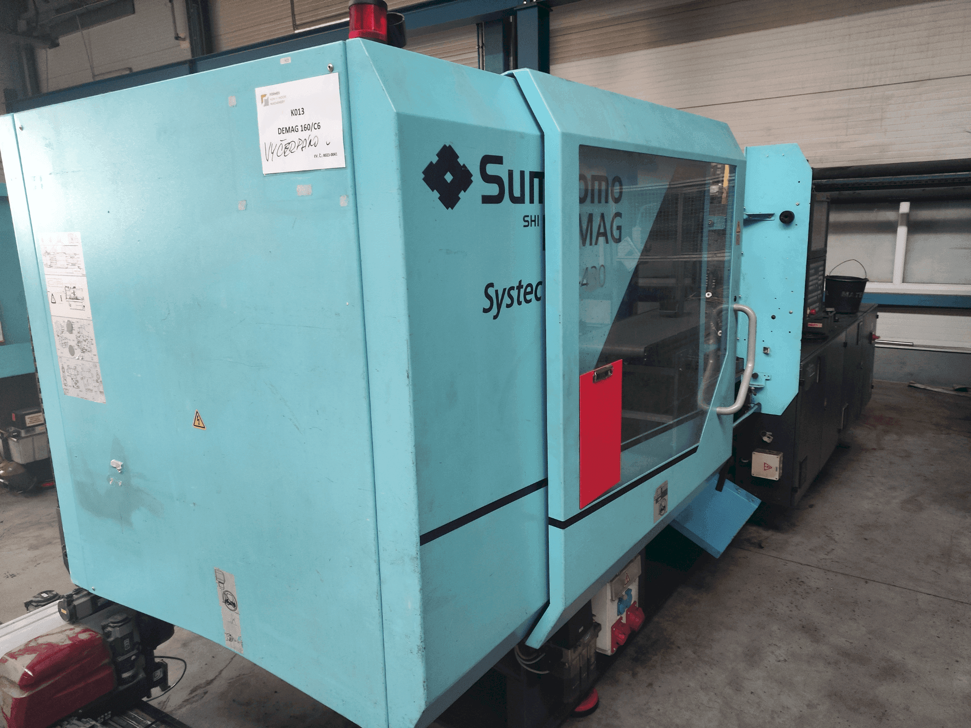 Вид станка DEMAG Systec 160-520/430 спереди