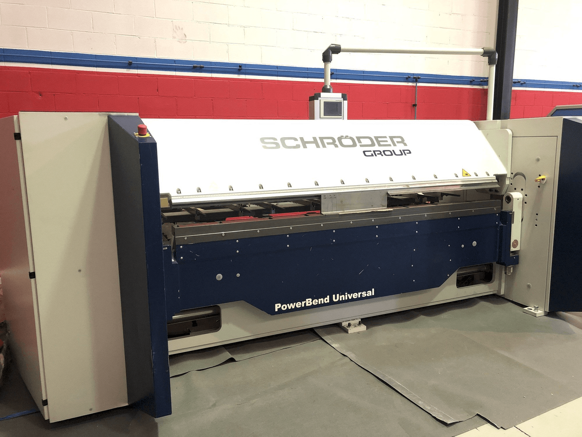 Вид станка Schröder PBU 2500x4 (2016) спереди