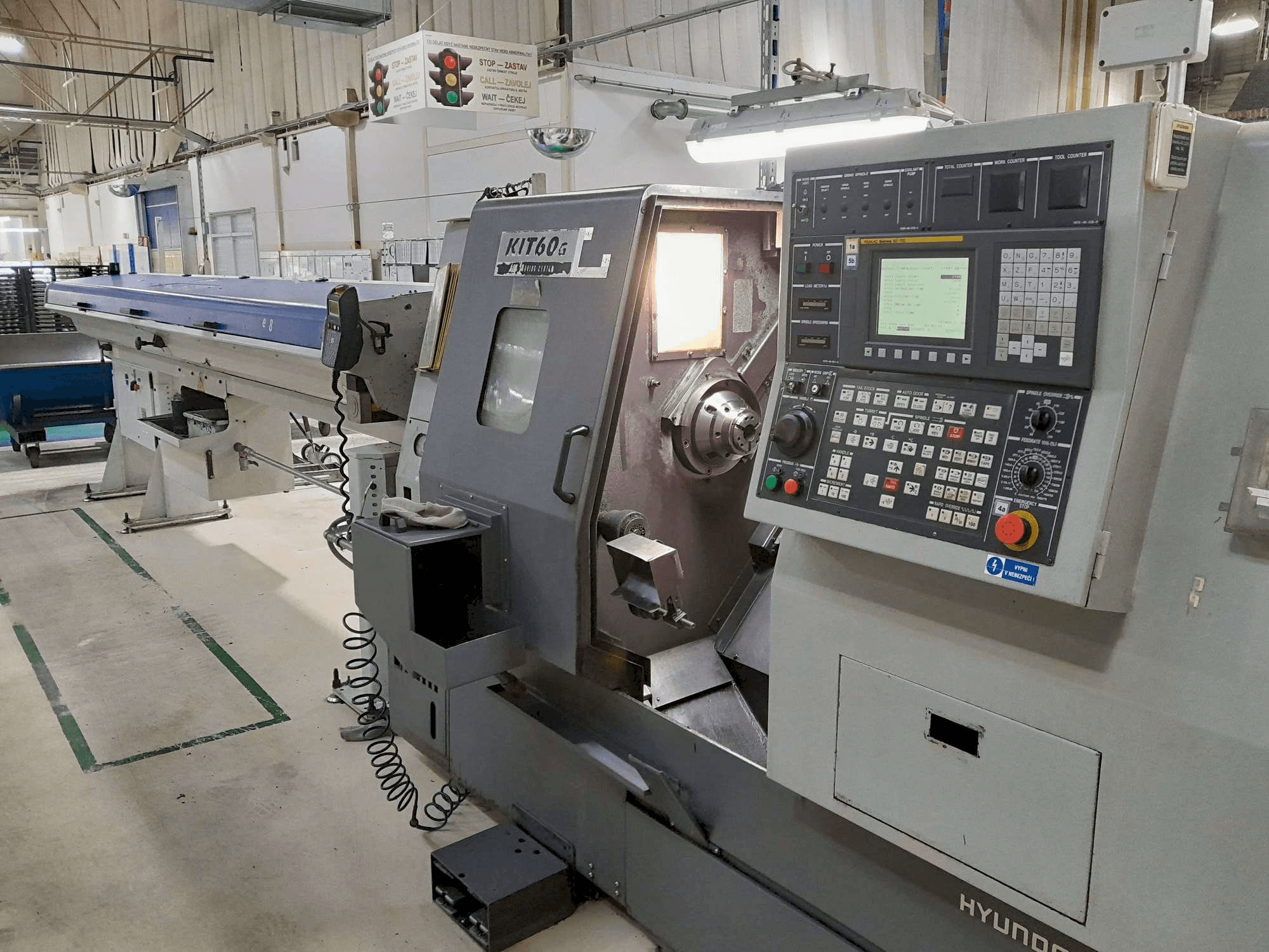 Вид станка Hyundai Kia KIT60G спереди