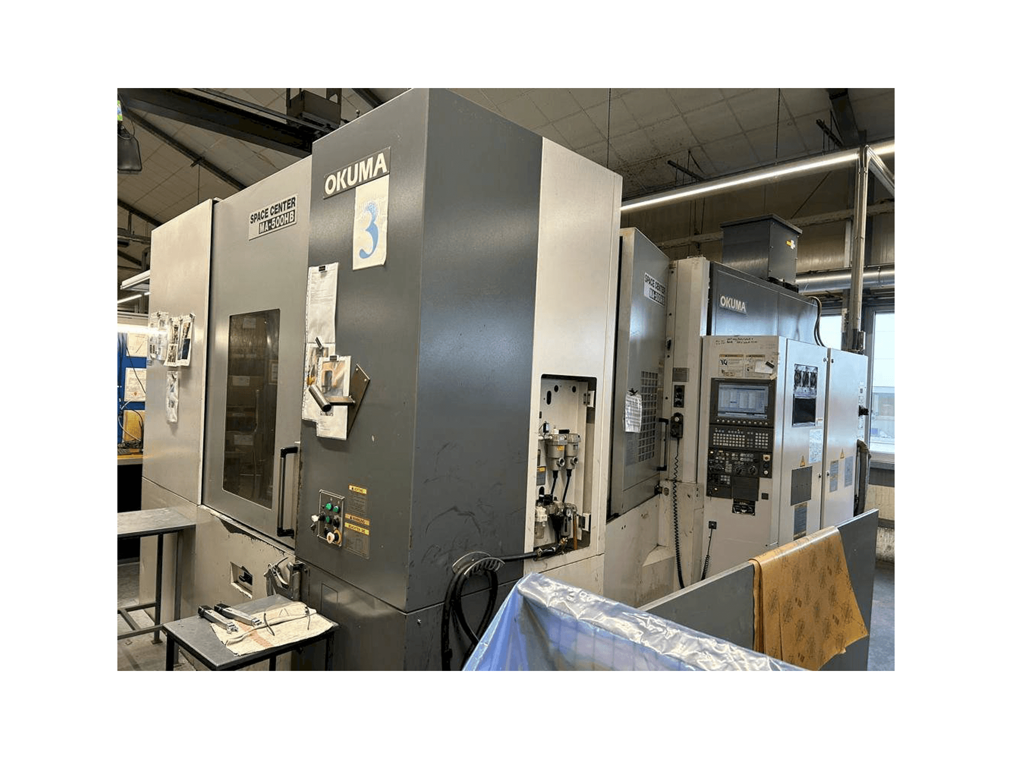 Вид станка Okuma MA 500HB слева